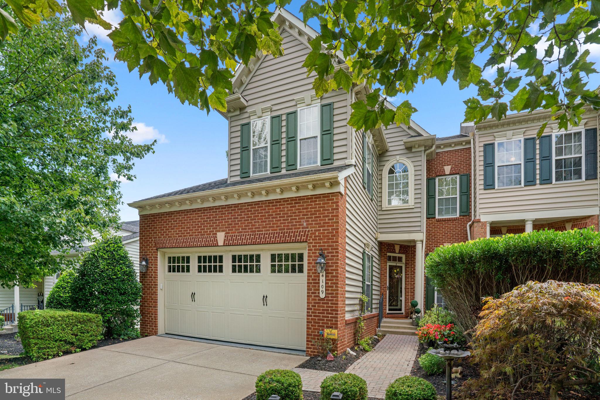 Welcome to 4109 Winterhazel Road in the sought after 55+ gated community of the Villages of Woodholme. This beautiful home truly has it all! Offering 4,841 in total square feet and featuring 4 bedrooms, 3.5 baths, and a 2-car garage The open-concept main level showcases gleaming hardwood floors and thoughtful design throughout. Just off the foyer, an office/den allows privacy with glass doors. The gourmet eat-in kitchen boasts granite countertops, stainless steel appliances, updated pendant lighting, a center island, custom backsplash, gas cooktop, ample maple cabinetry with glass-front accents table space, and an additional counter with overhand into the dining room for added seating! The formal dining room is perfect for both casual and elegant meals. The sun-drenched family room features soaring vaulted ceilings, an electric fireplace, a ceiling fan, and access to a large private deck and yard (with irrigation system) overlooking serene views, ideal for relaxing or entertaining. The main-level primary suite is a luxurious retreat, complete with a tray ceiling, expansive walk-in closet, and spa-like en suite bath with soaking tub, separate shower, and dual vanities. The main level also offers a mudroom with laundry and custom cabinets, and a half bath. Upstairs, two generously sized bedrooms share a full bath, and a loft area, which could be used as an additional family room. The fully finished lower level provides additional living space. A large family room, huge bedroom and full bath are the perfect space for guests! A large storage room completes this level. As a resident of the Villages at Woodholme, you’ll enjoy access to exceptional amenities such as an outdoor pool, fitness center, clubhouse, tennis and pickleball courts, scenic common areas, and a tot lot.