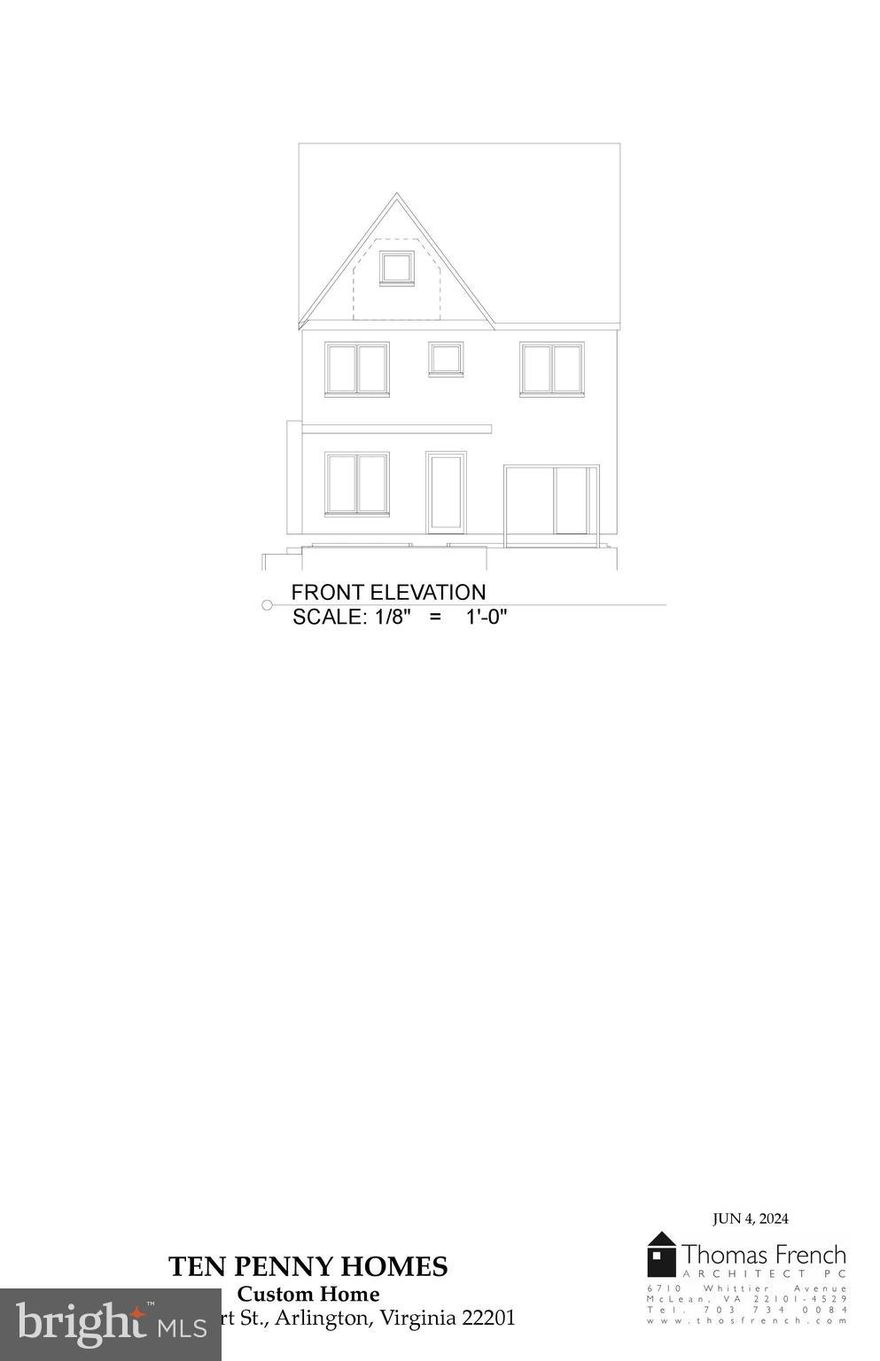 Builder is in early stage permitting and client can choose custom finishes, appliances, and possible floor plan adjustments if under contract by mid-summer. Welcome to 1137 N Stuart, another fantastic new build set to be completed late Spring 2025 by local builder, Ten Penny Homes. This 4,000+ SF, 6 bed, 5.5 half bath Modern Craftsman is set in the heart of the Ballston community. Just 2 blocks from Ballston Metro, the Ballston Mall Corridor, and with a Walk score of 76 and Bike score of 84 this centrally located home will fit a host of needs for the discerning Arlington buyer.