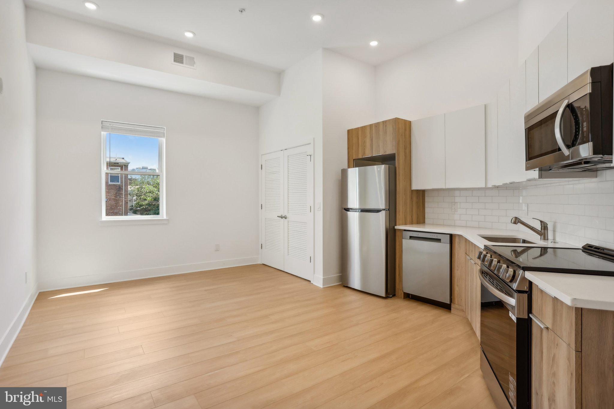 *Available 10/1!*
Welcome to Nova Commons at 3952 Lancaster Ave! This stunning, brand-new building is conveniently located along the fastest growing corridor of University City and features 15 beautiful residential units. When you enter, you are greeted with an abundance of natural light flowing through the windows in the open-concept kitchen and living space. The kitchen is equipped with tons of white and wood cabinet space for storage, modern subway tile backsplash, stainless steel appliances (including dishwasher for ease), and gorgeous hardwood flooring throughout. The ample living area hosts the large windows and plenty of space for your furniture and/or home office space. The bedroom will comfortable fit a queen sized bed and offers massive closet space! The stunning bathroom features white and gray marble tile in the tub/shower combo beautifully accenting the white and gray finishes throughout this space. The building also offers a secure mail & package area for tenants and keyless entry! Conveniently located to Drexel U and all U-City has to offer.
Lease Terms: Generally, 1st month and 1-month security deposit are due at, or prior to, lease signing. Other terms may be required by Landlord such as last month's rent upfront. $65 application fee per applicant. Tenants are responsible for: electricity, gas (if applicable), cable/internet, and a $10/mo technology fee. Water is a flat monthly fee of $75. Additional fees or requirements may be applicable for units with Homeowners or Condo Associations. Landlord Requirements: Applicants to make 3x the monthly rent in verifiable gross income, credit history to be considered, have no evictions within the past 5 years, and must have a verifiable rental history with on-time rental payments. Exceptions to these criteria may exist under the law and will be considered. Cosigners will be considered.
*Price reflects the net effective rent after a 2-week credit is applied at $1,450/mo.
*Photos of a similar unit in the building – finishes will match, layout may differ
*12, 18, and 24-month leases are acceptable.
*Pets are conditional on the owner's approval – $250 refundable deposit due before move in if accepted.