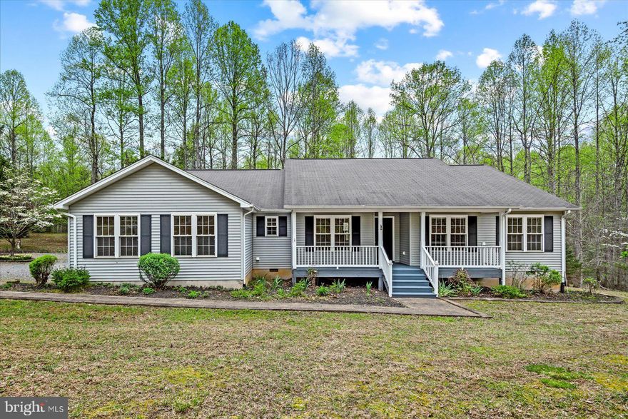 SELLER IS MOTIVATED-BRING OFFERS! Charming 3 Bed 2 Bath home located in sought after Malvern of Madison. This well cared for home on 3.5 park like acres with Dark Run meandering along the back property line provides a tranquil space after a long day. Upon walking into the front door you will be greeted with open concept living complete with a space for your office. The living room features carpet and gas fireplace while the open kitchen has stone cherry shaker style cabinets and stone back splash. The split floor plan features two bedrooms and a full bath on one side of the home while the Primary suite features vaulted ceilings, large walk in closet, and a primary bathroom with double sinks and soaking tub.  The large garage enters into the laundry/mudroom that is complete with washer, dryer, and deep sink. Need storage space?  The clean, standing crawl space has plenty of storage room.  Don't forget about the large deck with a space for everyone!  If entertaining interests you or just relaxing the deck is a wonderful space to enjoy the views and sounds of nature. The Malvern of Madison HOA provides road maintenance, playground, lake access, and a pool for members. This property sits conveniently 40 minutes from Charlottesville, 1 hour from Gainesville, 30 minutes to Culpeper, and just 15 minutes from Orange. Comcast High Speed Internet services this property.