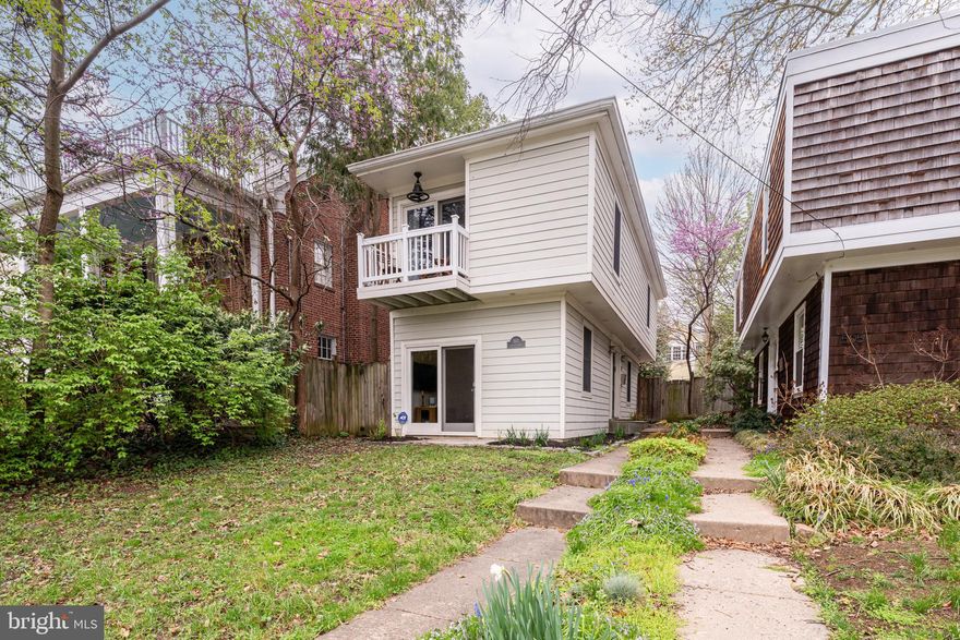 Sleek, European-inspired home in an unbeatable Alexandria location. Just 5 blocks to the Metro and VRE, with easy access to Old Town, King Street shops, dining, and bike lanes—perfect for commuters and anyone who actually wants to enjoy where they live.

Set right across from Masonic Temple Park, this home offers a great mix of convenience and green space. Inside, you’ll find a modern, functional layout with quality finishes throughout—Whirlpool stainless steel appliances, clean lines, and thoughtful design touches that make everyday living easy.

Oak hardwood floors run through the upper level, with custom Elfa closet systems maximizing storage. Step out onto the front balcony featuring Trex flooring and a ceiling fan—ideal for morning coffee or winding down in the evening.

Exterior highlights include HardiePlank siding, Andersen windows, and tasteful downlighting that adds both curb appeal and a polished look at night.

Low maintenance, great location, and just the right amount of style—this one checks a lot of boxes.