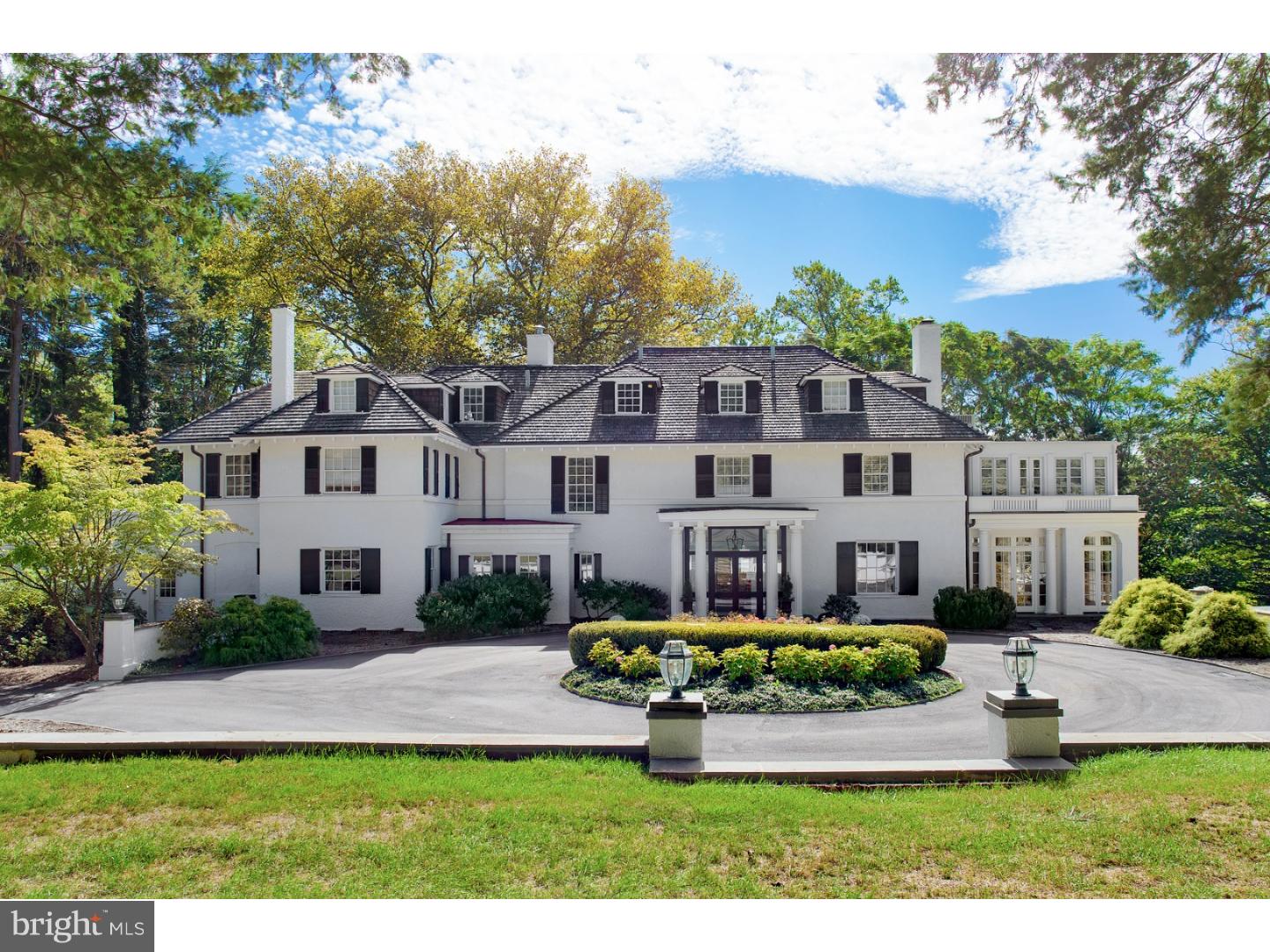 Welcome to 330 Edgehill Road, an impressive & stately colonial that commands the serene 4.12 acre property it sits upon. Located in the heart of the Main Line, on a most coveted street, this classic colonial was originally built in 1910 and has been redone incorporating today's modern elements curated by well-regarded builders & designers. Tastefully executed appointments such as custom millwork & superior craftsmanship honor the home's traditional architecture. The first impression is its exterior-a long private drive complemented by a circular entrance with concrete walls surrounded by a quiet, beautiful setting. The home's special interior features include; a welcoming Foyer with hand painted original ceiling detail, formal & elegant Living Room & Dining Rooms with fireplaces; light-drenched Sunroom with spectacular views of the property; step down, comfortable Great room with coffered ceiling & fireplace; fabulous Butler's pantry & Bar with arched windows- all these rooms basking in south-western exposure and lending themselves to many sizes of entertaining ? whether it be large gatherings or intimate affairs as they gracefully connect to one another as well as the lovely outdoor 2-tiered flagstone terrace & stone walls; an expansive gourmet Kitchen with high-end appliances including a Garland stove with double ovens, granite counters, Breakfast Room with a fireplace & office space; newly redone Mudroom with travertine floor and Laundry Room; 2 powder rooms; luxurious Master suite is a true retreat with fireplace, separate office, 2 sets of closets-including 1 walk in closet, sumptuous Master Bath with large tiled shower, soaking tub, dual vanities, his & hers water closets; 5-6 additional Bedrooms & 4 full baths complete the upper floors, Finished Lower Level houses a gym and full bath for all your health & wellness needs along with additional flexible living space, storage, 3 car Garage, gorgeous & grand pool encompassed by a flagstone patio & pool house contains 2 full baths & wonderful entertaining space is its own oasis This home stands in a league of its own ? the setting and the stunning property is unlike any other, 330 Edgehill Road is truly a sanctuary to be found tucked away in Radnor township.