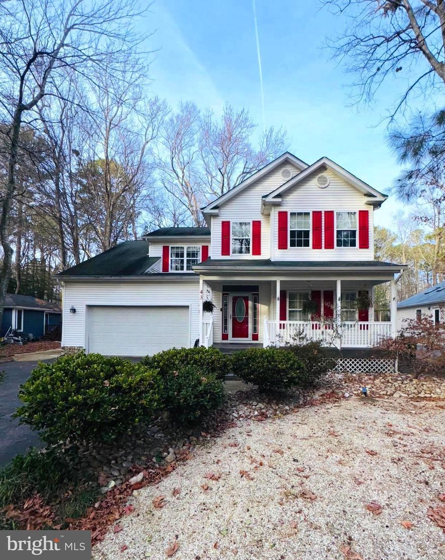 Spacious 3 Bedroom, 2/ 1/2 -Bath Home in Ocean Pines!
Welcome to 43 Tail Of The Fox Dr, a beautifully maintained single-family home in the desirable Ocean Pines community. With 3 bedrooms,  2 1/2 bathrooms, and a versatile loft, family room with bonus room, this home offers plenty of space for family, guests, and entertaining.
Enjoy the convenience of a downstairs primary suite featuring a large, updated bathroom for comfort and privacy. Upstairs, you’ll find a 2 bedrooms and a full bath and a loft area that’s perfect for an office, playroom, or extra living space.
The home boasts a bright, open living area with a cozy gas fireplace, a dining space, and a kitchen with ample cabinetry and counter space. Step outside to your private backyard, perfect for relaxing or entertaining.
Attached garage and ample storage
Access to Ocean Pines amenities: pools, parks, marinas, and more
Located on a quiet street, close to shopping, dining, and beaches
Experience the perfect blend of space, comfort, and community in Ocean Pines—schedule your showing today!