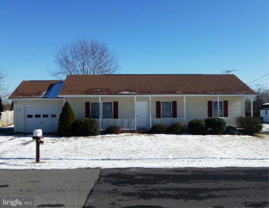 Convenient Rancher with large rooms and all appliances including washer and dryer. The interior has been painted and has all new carpets, new blinds, new MBA toilet, and the exterior has new front light fixtures.  This one-level home is clean and ready to move into.  In addition to the 1 car attached garage, there is a full-length front porch, rear deck and large storage shed in level rear yard.