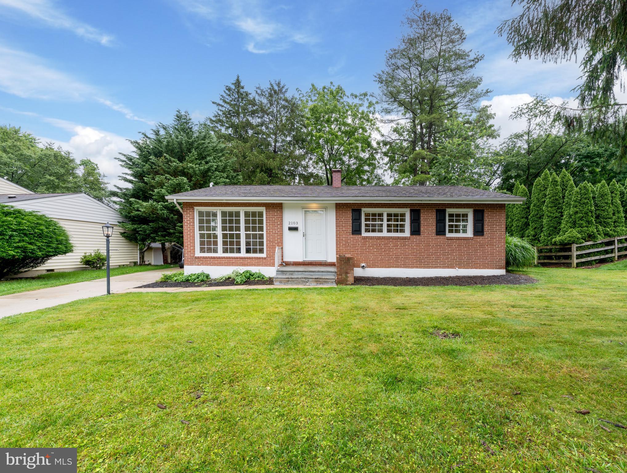 This home is move-in ready and filled with upgrades throughout. Enjoy the charm of refinished hardwood floors and fresh paint paired with modern recessed lighting for a bright and welcoming feel. The updated kitchen features granite counter tops, a stylish tile back splash, and stainless steel appliances. Both bathrooms have been tastefully remodeled, offering modern comfort and style. A spacious family room addition with a mini-split system provides flexible heating and cooling, while the updated HVAC system and new water heater ensure peace of mind. The home also features a durable architectural shingle roof. Downstairs, the partially finished lower level includes a recreation room, a full bathroom, and a dedicated laundry/storage area, with basement stairs for easy access to the backyard. Located in a friendly and active neighborhood that hosts regular community events such as a 4th of July bike and graduation parade, food trucks, a holiday party, and more. Just a short walk to Pinewood Elementary School and close to a variety of shops and restaurants—this home truly has it all!