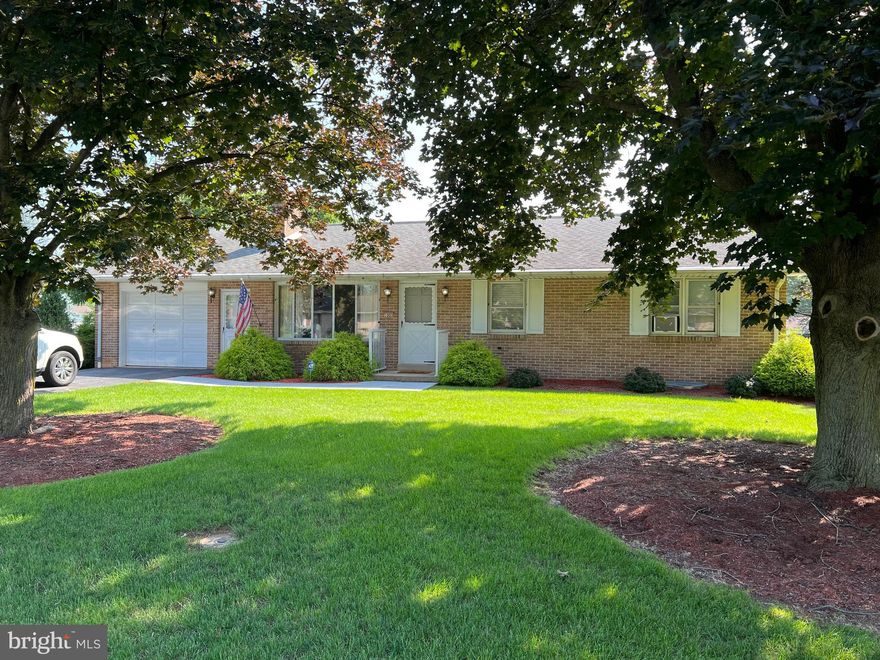 NO SHOWINGS MON-FRI until after 6 PM Seller works from home until 5:30 PM. SAT & SUN Showings after 10 AM. Professional photos to follow. New flooring, new light fixtures, blinds, walkway to front door, window AC in master bedroom and freshly painted all since 2020. Great location near Carlisle, shopping and I -81. Ready to move in and enjoy the 15x20 covered deck with trek flooring and ceiling fan. Also remain refrigerator, washer/dryer stand alone pantry cabinet in kitchen , work bench and all window treatments. water heater new in 2022, roof replaced in 2007, gutter guards and some replacement windows. Additional flue in unfinished area of basement for wood /coal stove. House wired for generator.