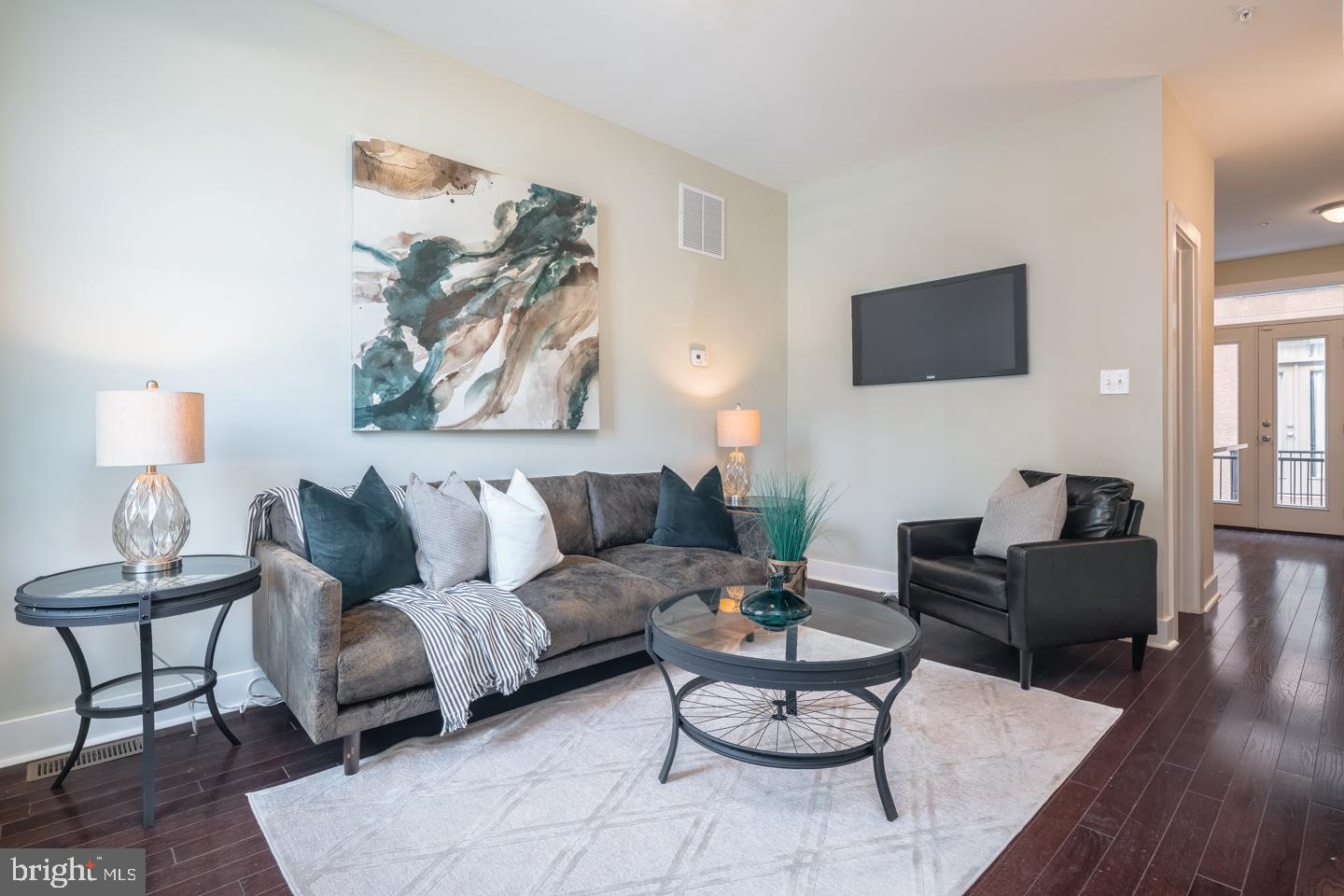 Available 10/1
Don’t miss this stunning bi-level 2 bedroom, 1.5 bathroom apartment at Corinthian Court! Located in the rear of the complex off of Girard and Corinthian Ave, you’ll be minutes from Fairmount Ave and some of the best bars, restaurants and retail shops in the City, including our very own OCF Coffee House across from Eastern State Penitentiary! This unit features hardwood floors, central air/heat, recessed lighting, a shared courtyard, and its own washer/dryer. The first floor includes a bright living room, powder room, and kitchen that’s complete with granite counter tops and a breakfast bar with designer lighting above, contemporary tile back splash, a garbage disposal as well as a stainless steel dishwasher, microwave, refrigerator and electric range. Downstairs you’ll find two spacious bedrooms, each with a large closet, and the full bathroom with a beautiful glass shower and sleek vanity.
Lease Terms: Generally, 1st month, and 1 month security deposit due at, or prior to, lease signing. Other terms may be required by Landlord such as last month’s rent upfront. $65 application fee per applicant. electricity, gas (if applicable), cable/internet and $10/mo technology fee. Water is a flat monthly fee of $75. $25 service fee plus cost of the air filter will be charged quarterly for routine air filter replacement. Landlord Requirements: Applicants to make 3x the monthly rent in verifiable gross income, credit history to be considered, no evictions within the past 5 years, and must have a verifiable rental history with on-time rental payments. Exceptions to this criteria may exist under the law and will be considered. Cosigners will be considered.
*Price reflects the net effective rent after a 2-week credit is applied at $1,495/mo.
*Small Dogs (35 lbs and under) + Cats – $350 non-refundable + $35/mo pet fee
*Photos of a similar unit in the building