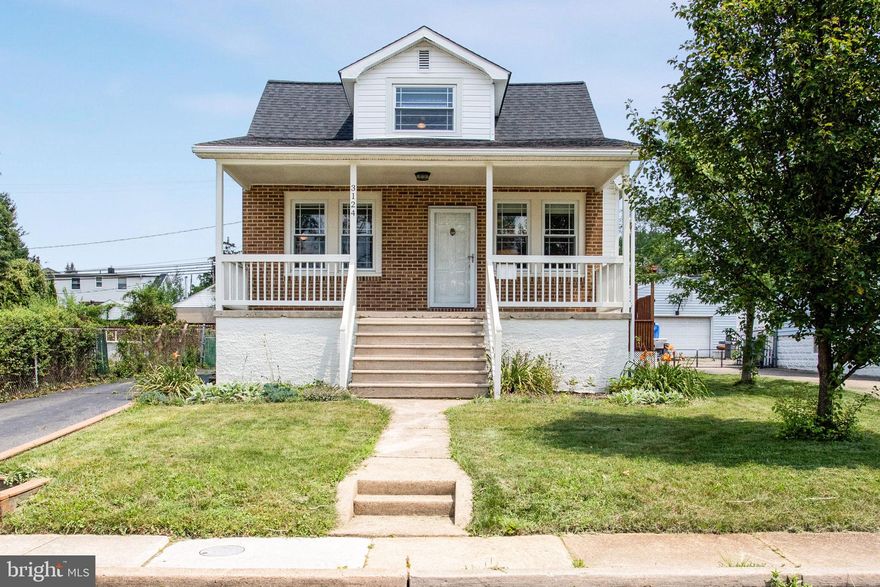 Very nice Cape Cod  style home in great condition.  Property has been well cared for and you will enjoy the flow of the home.  There are two bedrooms on the main floor and one large bedroom upstairs.  The base is unfinished but there is lots of possibilities to expand  living area in the basement.  The washer and dryer are in the basement and it is dry and comfortable.  A very nice backyard with a two car garage with a loft and extra storage space.  The deck is an added pleasure for entertaining your guest or if you just want to sit and grill in the back yard.  There is even a place to plant a garden if you like growing your own veggies.  Come, see, and make this your new home.  The elementary school is just a block and half up the street.  You will love the nice and quiet living here at 3124 Willoughby.  Welcome to your new diggs!