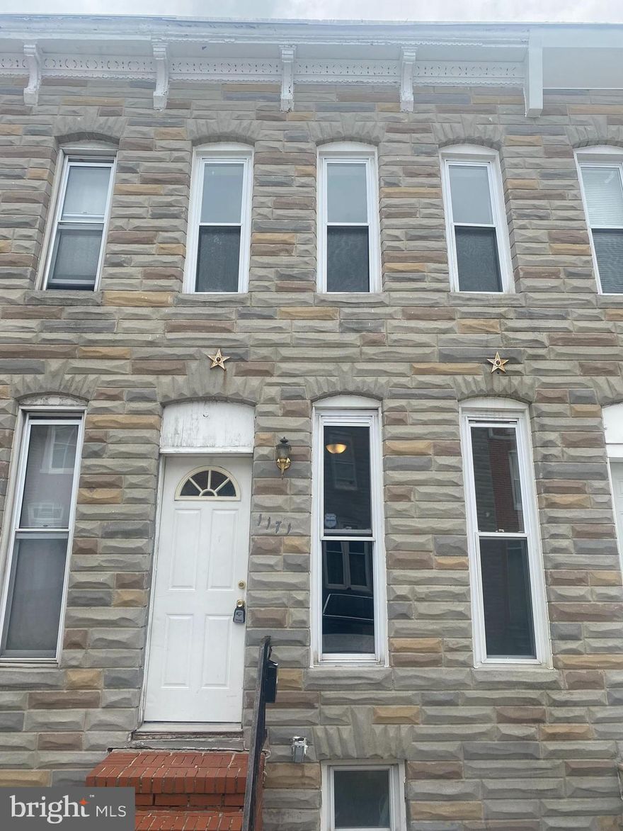 Available Now. Enjoy this spacious and renovated  home in Pigtown. This home features a large main level with  an open concept feel. The kitchen boasts stainless steel appliances and access to the unfinished basement that can be used for storage. The upper level features 2 generous size rooms, a full bathroom and a laundry room.  Come check this home out today!!!!