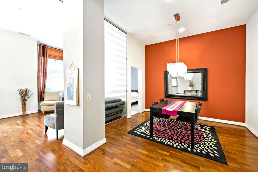 Welcome to 1600 Arch St, Unit 1610, located in one of Center City's most sought-after and iconic historic buildings. This beautifully appointed 2-bedroom, 2-bathroom residence is situated on the most desirable floor, offering an exceptional living experience.

Inside, you'll find gleaming hardwood floors throughout, a chef-inspired kitchen with granite countertops, and stainless steel appliances—perfect for cooking and entertaining. The open-concept layout is enhanced by soaring ceilings, creating a bright, airy feel.

The spacious master suite includes a double vanity sink, a luxurious stand-up glass shower, and a wall of closets for ample storage. The second bedroom offers a deep walk-in closet, and the adjacent bath features a tub and shower combo.

Additional features include a sleek, well-designed laundry area with a front-load washer and dryer. Best of all, this unit comes with one reserved parking space!

The Phoenix is a world-class, amenity-rich building offering a fitness center, rooftop deck with panoramic city views, concierge services, valet parking, and direct access to Suburban Station for ultimate convenience. Don’t miss the chance to make this dream home your own!