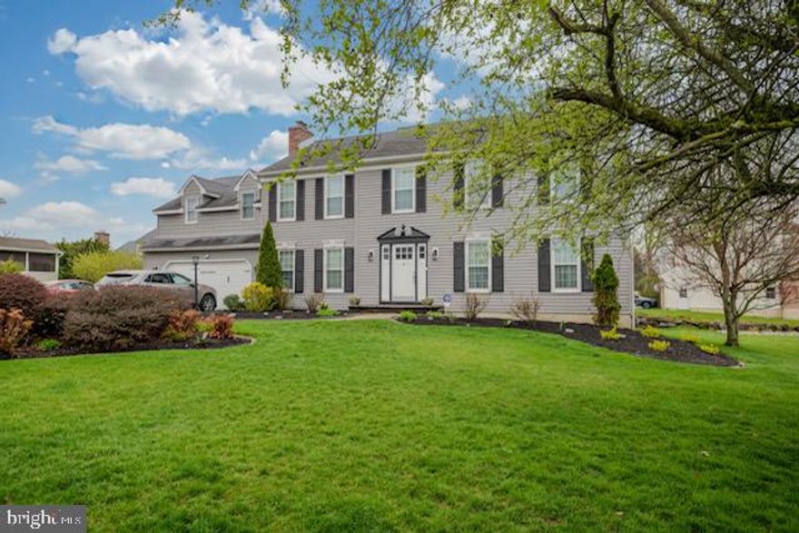 This classic Colonial offers the kind of square footage typically found in homes with a much higher price tag. Far from your ordinary two-story home in Chartwell, this property began as the largest model in the neighborhood and now boasts nearly 4,000 square feet of living space, not including the finished lower level.  A thoughtfully designed two-story addition blends seamlessly with the original home, making its expanded size almost unnoticeable from the curb. Inside, you’ll find exceptional flexibility, including a spacious area ideal for a multi-generational suite, guest quarters, or whatever best suits your lifestyle. In today’s world, what was once considered an in-law suite has evolved into a truly versatile living space.
The home features 6 true bedrooms and 4.5 baths.   From the paver walkway to the gleaming hardwood floors, pride of ownership is evident throughout. The generously sized living room is currently being used as a dining room to accommodate a large family, while the original dining area has been converted into a functional workspace. These spaces can easily be returned to their original use if desired.
The kitchen is a beautiful eat-in space featuring rich maple cabinetry, an island, abundant pantry storage, and a new oversized stainless steel refrigerator that is perfect for entertaining or hosting larger gatherings. Sliding doors lead to a spacious deck and a custom enclosed gazebo, creating the perfect setting for relaxing or entertaining outdoors.  Additional highlights include two fireplaces, a family room with vaulted ceilings & skylights,  two sets of washers and dryers conveniently located on the main floor, a separate exterior entrance to the addition, a fantastic finished lower level with plenty of remaining storage space, an oversized driveway, and extensive storage in the modified garages.  Lovingly maintained for the past 25 years, this beautiful home has been thoughtfully adapted to meet the needs of a growing family. Today, it offers a rare combination of space, versatility, and functionality that is unmatched in Chartwell. Located in the sought-after, well-established Chartwell neighborhood within the Garnet Valley School District, this is a truly special opportunity.