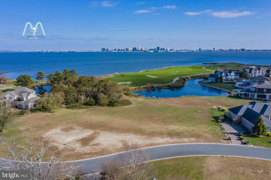 Best lot in Lighthouse Sound! 161 feet of unobstructed gorgeous views of the bay and Ocean City Skyline.By Far, The Best location and view in Lighthouse Sound. Community boasts dynamic golf course, clubhouse and pro shop, award-winning bay front restaurant. Just minutes to OC. Build your dream home on this incredible water front lot.