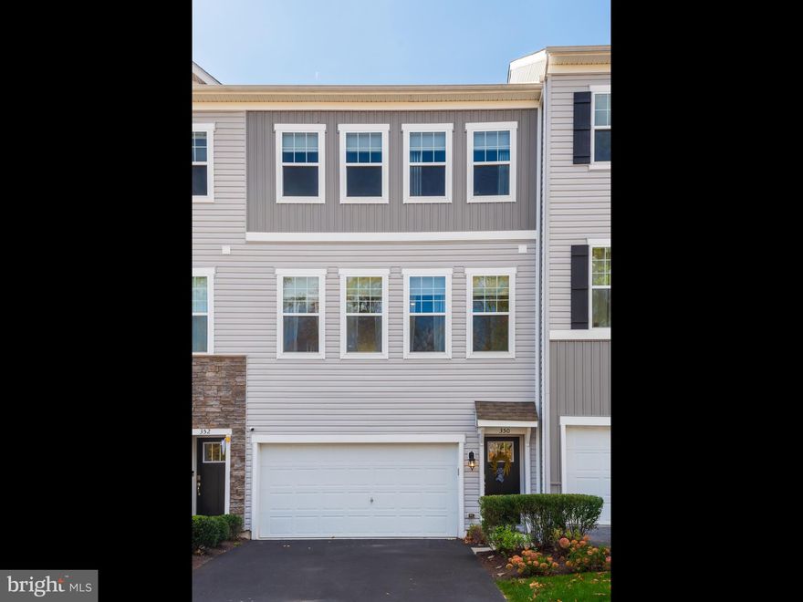 Welcome home to 350 Dawson Place, where easy living, modern style, and a true neighborhood feel come together in the heart of Dowlin Forge Station, located within East Brandywine Township and the award-winning Downingtown Area School District. As you turn into Dowlin Forge, you’ll immediately notice the sidewalk-lined streets, neighbors out for walks, and that welcoming vibe that makes this such a special place to live. Pull into the driveway and admire the charming exterior before stepping inside to the lower-level foyer, perfect for dropping your bags and kicking off your shoes. Head upstairs and to the left, where the main level opens up with neutral tones, hard flooring, and sunlight streaming in through every window. At the back of the home, the eat-in kitchen truly steals the show with warm finishes and an inviting space to gather. Picture enjoying a charcuterie board with family and friends at the large center island while a winter meal simmers away on the gas range. There is plenty of countertop and cabinet space for all your needs, along with a pantry closet, stainless steel appliances, and room for a dining table. A sliding door leads to the back deck - ideal for grilling, relaxing, or enjoying quiet mornings with a cup of coffee. Back inside, the spacious family room flows effortlessly from the kitchen, making it the perfect setup for entertaining, movie nights, or cozy weekends at home. A convenient powder room and coat/storage closet complete this level. Upstairs, the primary suite offers a peaceful retreat, featuring a generous walk-in closet with custom shelving and a private ensuite bathroom with a dual-sink vanity, large stall shower, and private water closet. Two additional bedrooms, both with great closet space, share a full hallway bathroom with a tub/shower combo and linen closet. Laundry is right where you want it, too, with a second-floor laundry room complete with shelving to keep everything neat and organized. Need even more space? The lower level is ready to become whatever you need it to be - home gym, movie room, playroom, office, or a (wo)mancave. This level also provides convenient access to the two-car garage and features a sliding door that opens directly to the backyard. The HOA takes care of common area snow removal, lawn care, landscaping, roof maintenance/repair and trash. When you’re ready to get outside, neighborhood walking paths and playgrounds are ideal to let out some energy. Struble Trail is just minutes away, offering miles of scenic paths for walking, running, or biking with family and furry friends as well as Marsh Creek State Park and Kerr Park close by. When it comes to convenience, you truly can’t beat this location - less than 10 minutes to everything Downingtown Borough has to offer, including great restaurants, coffee shops, pubs, parks, and shopping. You’re also close to DASD schools, grocery stores (Wegmans, Whole Foods, Trader Joe's), major routes (Bus 30, Route 30, 113, 100, and the PA Turnpike), and the Downingtown Train Station for an easy commute straight into Center City Philadelphia. Stylish, spacious, and perfectly located - 350 Dawson Place is ready to welcome you home. Schedule your showing today and come experience it for yourself!