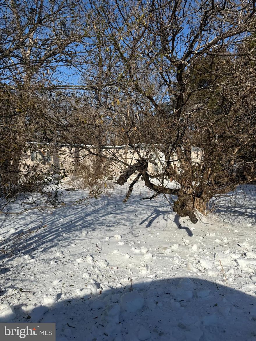 There is a trailer on the property and it is occupied. The lot is for sale and not the trailer. The trailer  will have to be removed by buyer after settlement. The sale is contingent upon seller finding a home of their choice. 
This is a gorgeous flat lot near the river in Shenandoah Farms Riverview.