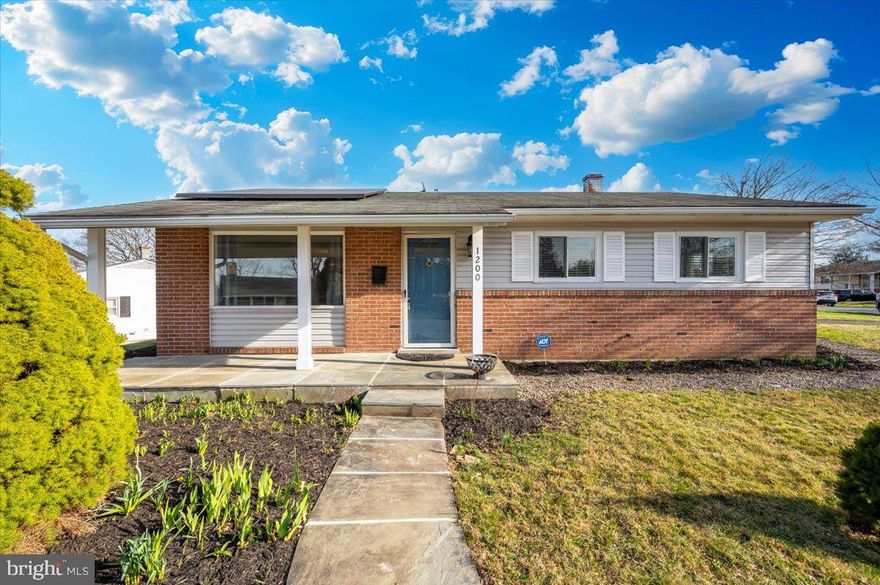 Looking for an affordable, move-in-ready home? This charming 2-bedroom, one-level Rancher was thoughtfully renovated 7 years ago and recently updated with fresh paint, new carpeting, and new luxury vinyl flooring. The bright kitchen features white cabinetry and a white backsplash that brings the space together beautifully. Spacious living and dining areas are complemented by a brightly lit enclosed sunroom that offers flexible space for everyday living. Whether you envision a quiet spot to read, an area for light exercise, or a comfortable work-from-home setup, this room adapts to your needs. A nearby dedicated laundry room adds everyday convenience. Step outside to the fully fenced backyard offering plenty of room for entertaining, gardening, pets, or play, and includes a storage shed for added functionality. Enjoy the low energy cost benefits of the already installed solar panels, helping to reduce monthly utility expenses and improve overall efficiency. Ideally located just minutes from restaurants, shopping, urgent care, and major commuter routes. You are also a short drive to the heart of downtown Frederick, where local events, dining, and historic charm come together.  Frederick City and Frederick County grant funds are available for qualifying buyers. Schedule your showing today before someone else gets to call this gem home. *