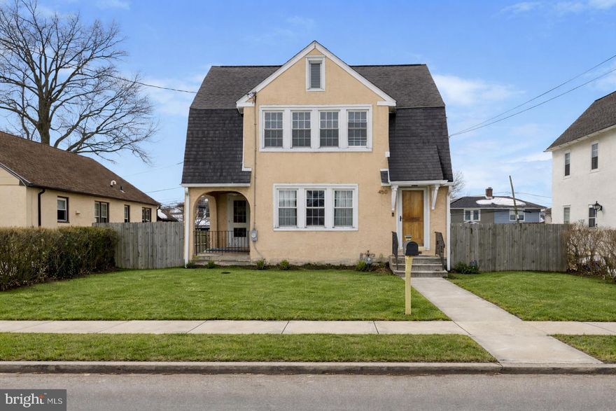 Welcome to 450 Childs Avenue in the heart of Drexel Hill. This 3-bedroom, 2 full and 1 half bath single blends classic character with thoughtful improvements throughout. Conveniently located within walking distance to parks, schools, restaurants, and public transportation for easy access to Center City and Media.

The main level features hardwood floors, a brick wood-burning fireplace, recessed lighting, and a flowing layout from the living room to the formal dining room. The kitchen offers ample cabinet and counter space, stainless steel appliances, and a tiled backsplash. A newly added main-level half bath provides valuable everyday convenience.

Upstairs are three generously sized bedrooms and a renovated full bath with a clawfoot tub. The finished basement features new flooring, a full bathroom, laundry area, and flexible space for a family room, home office, or gym.

A walk-up, third-level attic offers excellent storage and future potential. Outside, enjoy a fenced rear yard, covered side porch, and private parking. From its prime location with SEPTA just moments away, to its thoughtful updates and flexible living spaces, this home checks every box—delivering comfort, convenience, and room to grow.