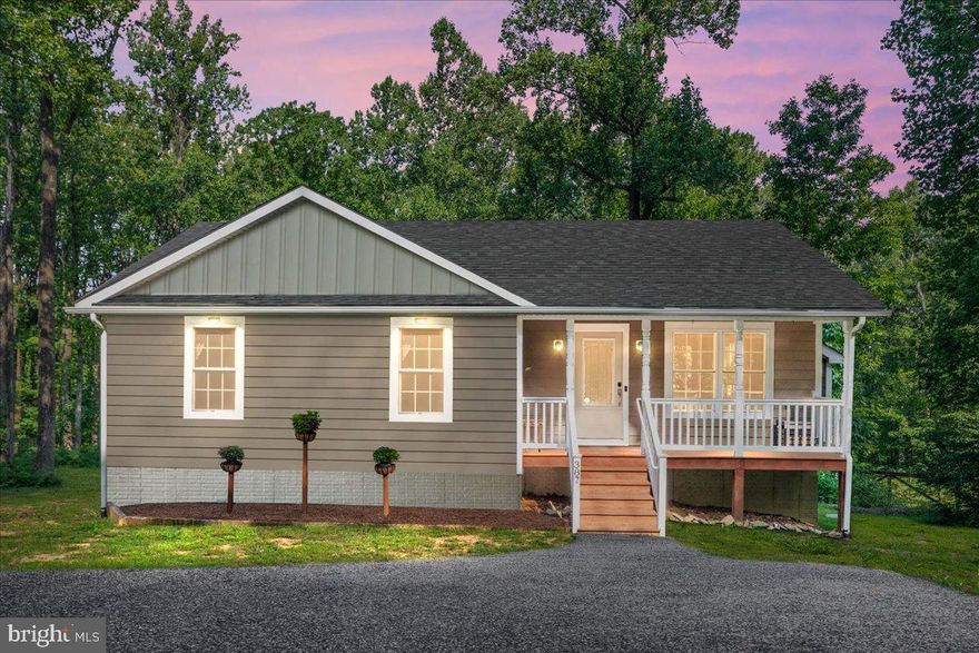 Tucked into the scenic foothills of the Blue Ridge Mountains, 387 Rocky Mount Road in Linden, Virginia offers a serene mountain lifestyle with the ease and efficiency of newer construction. Built in 2020, this charming 3-bedroom, 2-bath home is set on a generous, wooded lot and thoughtfully designed with modern finishes that harmonize with its natural setting.

Inside, the great room welcomes you with soaring vaulted ceilings and a cozy gas fireplace with a striking stone surround. The open kitchen is both functional and stylish, featuring stainless steel appliances, quartz countertops, and a warm butcher block island—ideal for everything from weeknight meals to weekend gatherings. The primary bedroom provides a quiet retreat, complete with a private en suite and peaceful views of the backyard. Two additional bedrooms give you the flexibility to host guests, create a home office, or accommodate a growing household. Downstairs, the unfinished basement offers exciting potential, already roughed in for a legal fourth bedroom, third bathroom, laundry area, and a spacious rec room or flex space.

Step out onto the deck and enjoy the privacy and beauty of your surroundings. Whether you're relaxing with a cup of coffee, tending a garden, or enjoying s’mores by a fire pit, the outdoor space offers room to unwind and explore.

With energy-efficient systems, stylish mountain cottage charm, and room to grow, this home offers the perfect mix of comfort and potential. Just a short drive from the shops and dining of Marshall and Front Royal, as well as hiking trails and local wineries, 387 Rocky Mount Road is a peaceful haven that keeps you connected to everything you need. Discover the joy of mountain living—this one is ready to welcome you home.