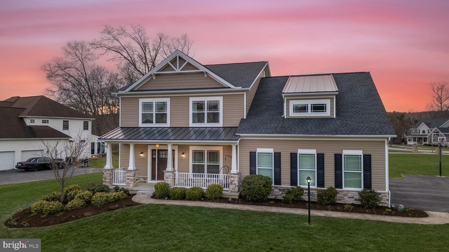 Welcome to this beautiful two-story home on a charming corner lot in the desirable Saybrook neighborhood! You'll adore the fabulous Montgomery floor plan, lovingly custom-built in 2015. Totaling 5 bedrooms and 3 1/2 baths, this home boasts four cozy bedrooms and two full baths upstairs, along with an additional fifth bedroom and full bath on the lower level, perfect for guests or family. Step inside to an inviting and open first floor, where you can enjoy a delightful eat-in kitchen, a cozy living room featuring a lovely stone gas fireplace, and a welcoming dining area. The kitchen is a chef's dream, complete with shiny stainless steel appliances, stunning granite countertops, and a large island that comfortably seats five. The elegant cherry cabinets, equipped with soft-close drawers and recessed lighting, add a touch of warmth. Don't miss the impressive walk-in pantry and the spacious laundry room, which doubles as a mudroom with handy cubby space, cabinetry, and a convenient sink! Need a quiet workspace? This private home office, with its glass doors and walk-in closet, can easily serve as a guest bedroom or a playful play space. Enjoy sunny days on the lovely composite deck off the living room while taking in the beautiful views of your generous half-acre lot. The lower level offers even more space with nine-foot ceilings, great for entertaining guests, and features a large side walkout with extra-wide stairs leading to the backyard. With a spacious three-car garage and a fantastic location close to shopping and dining, this home is truly one you won't want to miss!