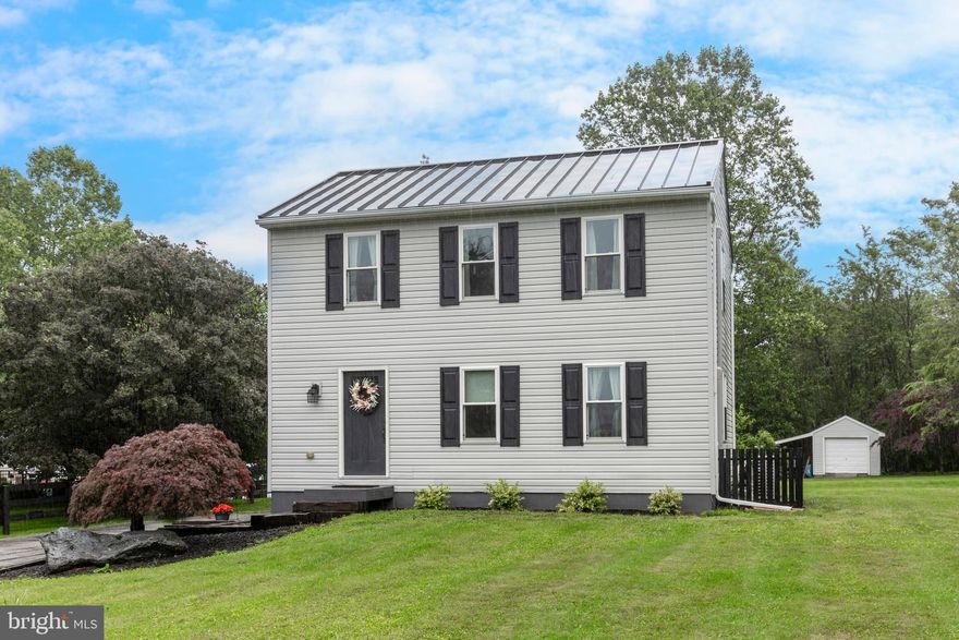 Open House: Sat, June 7th 10-12noon. Super cute single-family home on a quiet dead-end street! Enjoy great curb appeal, a beautiful backyard that's perfect for summer barbeques, a new deck, and tons of parking. Step inside and the main level features an updated kitchen, full bath with laundry, living and dining rooms. Upstairs you'll find two large bedrooms and another full bath. The lower level includes two flex rooms, storage, and walk-up basement steps. Energy-efficient with two new mini-split units and a maintenance-free metal roof. Country living just minutes from Frederick and major commuter routes!
