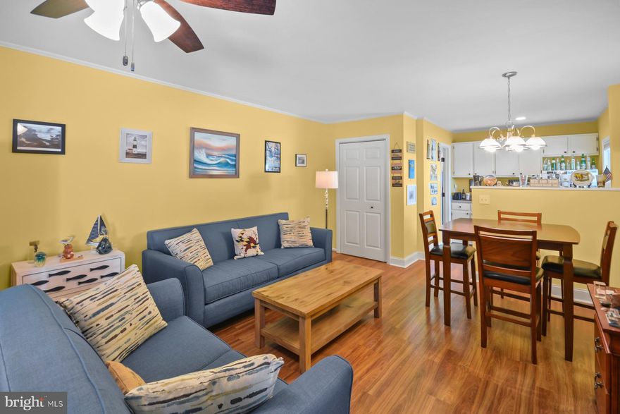 Stunning Ocean City Condo - Remodeled Efficiency Unit Steps from the Boardwalk.  Welcome to your coastal paradise! This charming unit, offers the perfect getaway for beach lovers and boardwalk enthusiasts. The updates include LVP flooring throughout, updated fixtures, fresh pain throughout.  Enjoy the beauty of Ocean City right at your doorstep.  This unit has been renovated to provide a fresh and modern escape...you'll find all the comforts of home in this stylish space.   Just a short walk from the iconic Ocean City Boardwalk, you can easily access all the action, from amusement rides to dining and shopping.  This unit comfortably sleeps up to 4 guests and plenty of storage space for your belongings.  Prepare your favorite beachside snacks in the convenient kitchen, equipped with a refrigerator, microwave, and basic kitchen essentials.  You'll have easy access to all the attractions Ocean City has to offer, including sandy beaches, watersports, seafood restaurants, and more.  Your coastal adventure begins here...create unforgettable memories in Ocean City.  Come experience the beauty of Ocean City like never before. This condo is your gateway to endless seaside delights!