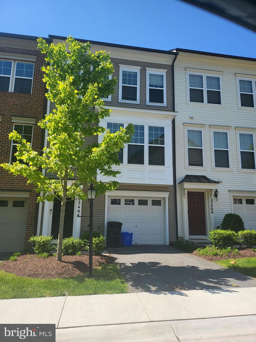 Best Clarksburg Rental yet! 3 bedrooms, 2 full, 2 half bathrooms...walkout basement with private wooded backyard. Gourmet kitchen, newer wood floors, open floorplan in the Gallery Park subdivision! Minutes to I-270, Schools, Outlets, Restaurants, Post Office and more... Neighborhood playground and nice courtyard steps away! Hurry... available immediately! Vacant!