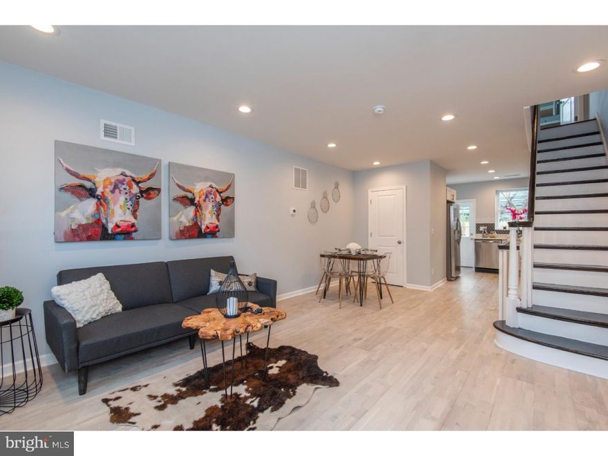 Welcome to this beautifully renovated home in Point Breeze!!  This home was fully gutted and renovated with New HVAC system, windows, electric, plumbing, hardwood floors, porcelain tile, Hardwood cabinets with SS appliances Carrera Quartz top and many more features!! approved 10 year tax abatement? this home has it all! Conveniently located near public transportation, only a few blocks away from Broad street, and a short distance to Rittenhouse Square Park, UPENN, south street bridge.  Schedule a showing to see it today!!