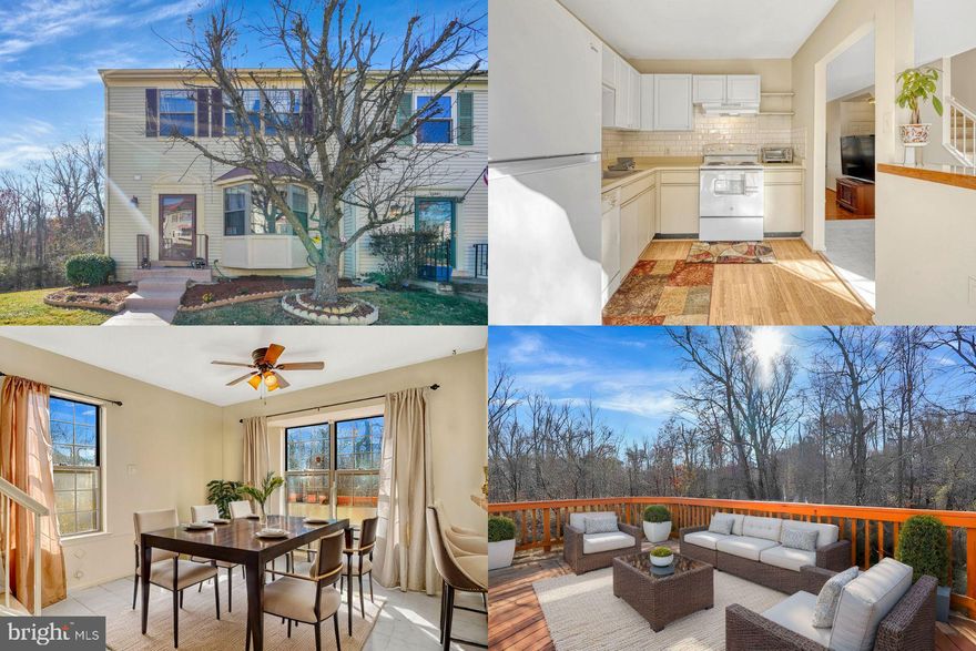 **ACCEPTING BACKUP OFFERS**
Nestled in the highly desirable community of Little Rocky Run in historic Clifton, this beautiful end-unit townhome perfectly blends charm and practicality. With 4 bedrooms and 3.5 baths, the home features an open floor plan designed to allow natural light to flow freely, creating a bright and welcoming space.

One bedroom includes a custom-built Murphy bed—a thoughtful addition that maximizes space and offers flexibility for guests or multi-purpose use.

The fully finished walk-out basement is a standout feature, complete with a cozy fireplace and a small kitchenette. This versatile space offers endless possibilities, whether you envision a private retreat, a stylish guest suite, or even an income-generating rental.

Adding to its convenience, the home includes two assigned parking spaces.

As an end unit, the home enjoys enhanced privacy, a greater sense of space, and year-round natural light that fills every corner. Backing to a serene wooded area, this property offers tranquility, combining peace and privacy with a picturesque natural setting.

Located near one of the best ice cream shops in Clifton and close to Route 50, this home is ideally situated for enjoying local charm and convenience. Plus, it’s just minutes from I-66, Routes 28 and 29, and Dulles Airport.

Residents of Little Rocky Run also have access to fantastic community amenities, including pools, tennis and pickleball courts, scenic trails, recreation centers, basketball courts, and playgrounds.

Welcome home to your perfect retreat in Little Rocky Run! This property is being sold strictly "As Is