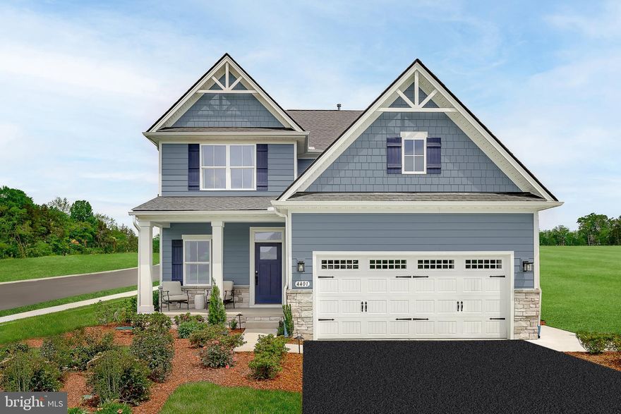 Not too big, not too small! The to-be-built Ballenger, at Heritage Overlook, is just right with the ideal amount of space that delivers on flexibility. Enter through the covered porch into a flex room – you decide how it functions. A huge modern island, in the gourmet kitchen, flows neatly into the dining area and family room. Upstairs, the spacious owner’s bedroom offers two separate closets w/ en suite bath. Choose four bedrooms or turn one into a loft.  Heritage Overlook is a unique community located in the highly sought after Greencastle-Antrim school district. Enjoy the tranquility of a well-established neighborhood, conveniently situated just minutes away from all your daily needs. Seamless access to Rt. 11, Rt. 16 and I-81 places you just minutes from charming downtown Greencastle, where you’ll find tons of locally owned shops, restaurants and cafes.  Hagerstown and Chambersburg are a mere 15-min. drive away offering a variety of additional shopping and dining options.  Discover the upscale living you’ve been dreaming of with ample space for entertaining family and friends.  Spacious ¼ acre, and larger, homesites. Come home to Heritage Overlook!  Notes: Homesite premiums may apply, photos are representative only.  Basement homesites available, as well.