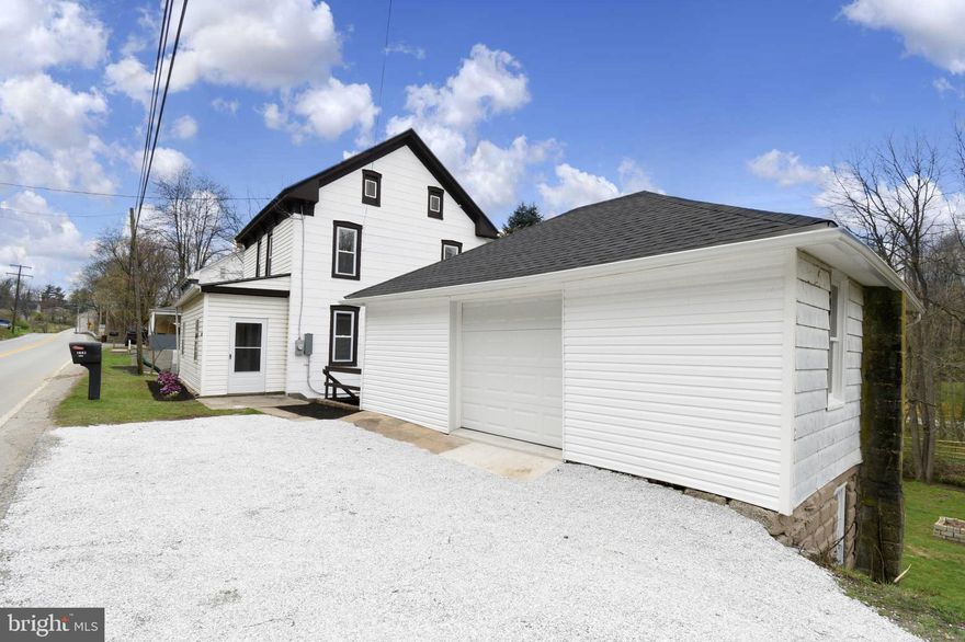 Step foot into this beautiful, recently remodeled, 4 bedroom, 2 bath home, in Eastern school districts.  This property boasts a large, detached, 2 story garage, new appliances, new windows, new electrical service,  and a new large walkout deck and balcony overlooking the back yard and creek. Ship-lap and granite countertops in the kitchen and fresh paint and new flooring throughout.  Plenty of space with the finished basement and separate laundry room.  Large, unfinished, attic space could be used for storage or another bedroom.  Schedule your showing today!