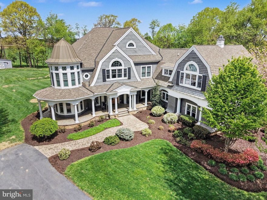 One of a kind spectacular luxury home. This well appointed home offers grand spaces both indoors and out-ideal for entertaining or for busy families. The winding lane brings you to the home which is situated on 2.8 acres. Professionally maintained landscaping gives you both beauty and privacy. As you enter the home, the two story foyer greets you with stunning wood floors. The eat-in kitchen has an open plan where friends will want to gather. A large island with upgraded countertops, a double oven, a walk-in pantry and ample counter space will make cooking a breeze.  It flows into the impressive two story family room featuring soaring ceilings, a cozy fireplace as the focal point and expansive windows which flood the space with natural light. Enjoy holiday meals or dinner parties in the formal dining room which could  also be used as a playroom. The den has rich stained wainscoting and a custom bar- an ideal space to watch the big game.  Read a good book or play the baby grand piano in the bright living room. If you are working remotely, you'll enjoy the first level dedicated office and with a spacious home gym- there is no excuse not to work out. The  mud room with built in shelving will be an ideal spot to drop your shoes or your backpack. Retire to the primary bedroom which boasts dual walk-in closets, and an ensuite featuring a walk-in shower and a soaking tub. There are three additional bedrooms each with their own bath. The laundry room is conveniently located on the second level. Need a space for in-laws or guests?  The second level flex space has a kitchen, an open area that could be a bedroom or a recreation room and a full bath.  Kids of all ages will enjoy the home theatre.  The outdoor space will be ideal for entertaining- host a barbcue, , swim in the pool or play a game of catch in the yard. This home has it all and it is turn-key! The three car garage will save you from scraping ice and snow from your vehicle and the unfinished lower level has over 1,900 SqFt- you can't have too much storage. Located just over 7 miles to Hershey Medical Center and quick access to the local airport, Harrisburg and Lancaster- don't miss this Show Stopper!