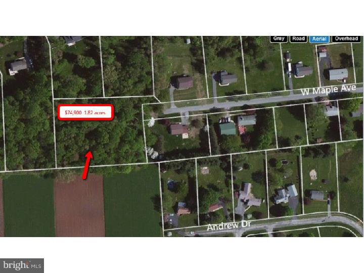BEAUTIFUL BUILDING LOT!! Building lots of this QUALITY do not come along often! Just under 2 acres located at the very end of Maple Ln in Sadsbury Township. Acreage is very level and lightly wooded ideal for building that dream home or spec home. Access to public sewer makes it even more desirable!!!!. Call Sadsbury Township with any questions. Should be an excellent location to add sheds or pole buildings as well as there in NO Hoa. Very easy access to the Route 30 Bypass and only 5 minutes to the Walmart Shopping Center, Home Depot, and Hibernia County Park. Hurry, This Lot Will be Sold!! Owner is licensed PA Real Estate Agent