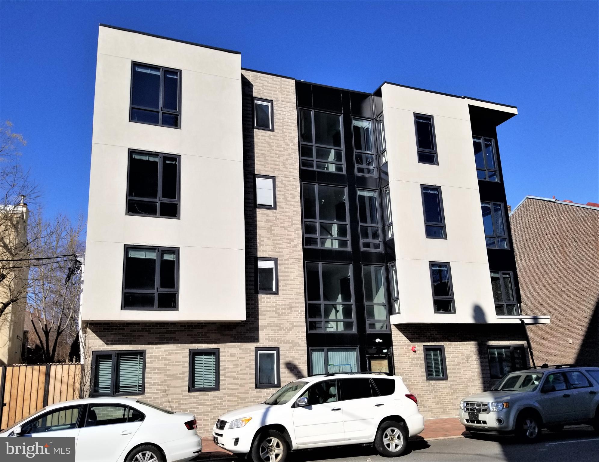 A premium location in Society Hill for spectacular, new construction rentals in this six unit, boutique building. Full size elevator service to all floors. Site finished, hardwood floors; Samsung appliances; stone counters; custom window treatments; glass shower doors; soaking tubs; washer/dryer in each unit. Walkscore calls this location Paradise with a score of 99. The perfect location to enjoy all that Center City has to offer. This spacious two bed, two bath unit features a galley kitchen and open living area with southern exposure for great light. Perfect floor plan for co-living. Sorry no pets.