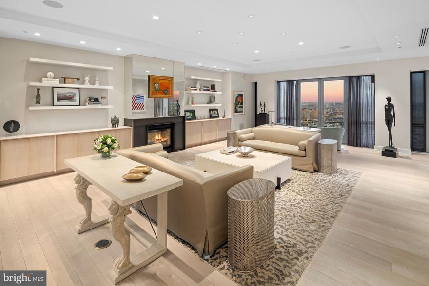 Welcome to the 16th ﬂoor of the exclusive 1706 Rittenhouse Condominiums. With only one residence per ﬂoor, owners enjoy immeasurable privacy and security. Spanning 4,166 SF, this impeccable unit has 10-ft ceilings, 2 private balconies, ﬂoor-to-ceiling windows, 3 bedrooms, 3 full bathrooms, a family room, a large open eat-in kitchen, and 2-car sedan garage parking spaces. Whether it's day or night, the dynamic views of Center City can be seen from just about anywhere in this home. As expected, a luxurious building of this caliber features only the best 5-star amenities every owner wishes for. The building amenities included are 24/7 concierge services, spa, state-of-the-art fitness center with a sauna, expansive 42-foot lap pool, hot tub, club room, conference center, garden (featuring a vast fountain, pond, and lush greenery), and onsite underground fully automated parking system. TAX APPEAL IS PENDING.