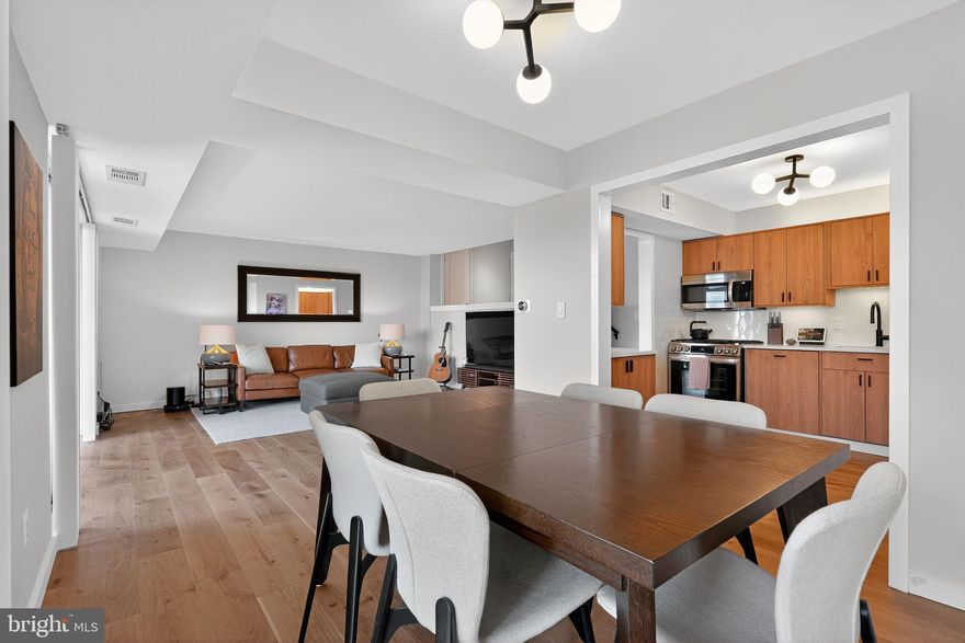 Step into comfort and convenience in this beautifully updated two-level condo that feels just like a townhome! Tucked inside the quiet, well-kept community of North Creek Place, this home welcomes you with a bright, open living area and a stunning modern kitchen featuring stainless steel appliances.
Sip your morning coffee or unwind at sunset on your private oversized balcony with elevated views and plenty of privacy. Upstairs, two spacious bedrooms offer retreat-like comfort, with a modern full bath and fresh updates throughout.
Enjoy community perks like a sparkling pool, guest parking—all just minutes from Twinbrook & Shady Grove Metro, Rockville Town Center, parks, playgrounds, and top-rated schools.  Gas, heat, and water is included in rent. This is the home where convenience meets serenity!