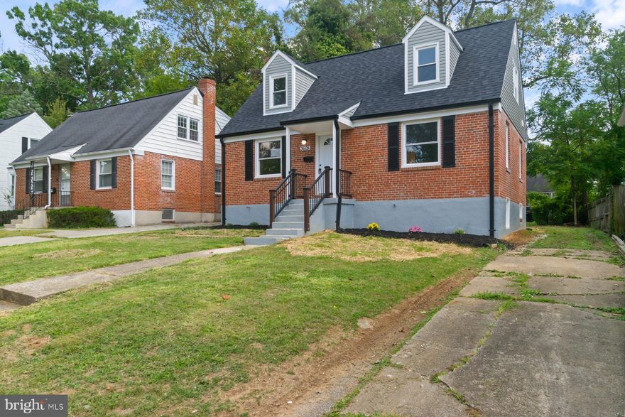 Newly renovated 5BR/2BA cape cod style home located on a pristine lot in the desirable neighborhood of Gwynn Oak. Make your way inside to your forever home which offers three floors of living space. Open the door and step inside to a home filled with natural light, luxury flooring, recessed lighting, an open concept main floor plan, and a soft color palette. The main floor boasts a large living room open to the dining room, a full bath, and a brand new kitchen. The kitchen features mixed metals consisting of gold, black and stainless, plenty of cabinets finished with crown moldings, stainless steel appliances, a deep stainless sink, and a sleek quartz countertop. On the main floor you will find two bedrooms with a newly remodeled full bath with stunning tile from tub to ceiling. On the second floor you’ll find your own primary suite or the third bedroom. The lower level is finished hosting the fourth bedroom, a full bath with a walk-in shower and bench seating, a spacious countertop kitchen ideal for extra potential rental income , a room ideal as a home office or child's play room, and access to the fenced yard. From the kitchen step outside onto a covered wood deck with newly replaced railings and stairway, which overlooks a spacious yard  filled with so many possibilities. This home is move-in ready, ideal for any new homeowner, and is located in close proximity to shopping, restaurants, and commuter routes.