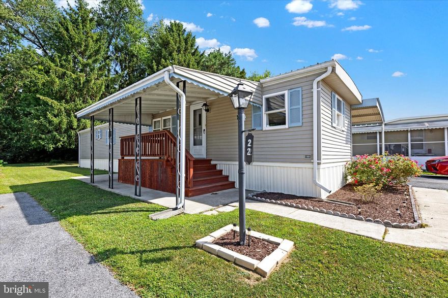 Come and view this affordable mobile home in the all age community of Ridgewood Manor. Two bedrooms, one bathroom, covered deck and detached shed in Rapho township. Conveniently located in close proximity to Route 283 for commute to Lancaster and Hershey. Ground rent is $592.00 a month and includes water, trash and snow removal.