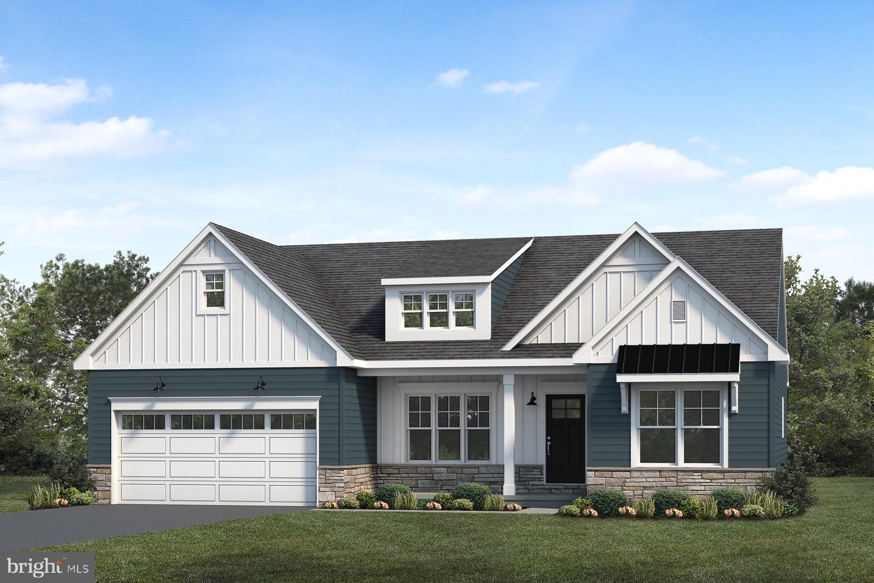 TO BE BUILT: One-Story Home with Private Owner's Suite
Ideal first-floor living with private owner's suite tucked away in its own corner of the home. With over 1,800 square feet, 2 bedrooms, and 2 full baths, plus open living areas, this is a perfect home for entertaining guests. The kitchen is open to a spacious family room and the sunny dining area. Off of the 2-car garage is a convenient mudroom entry. *This listing is a representation of what can be built in this community.* *Price includes base lot cost and base home price only.*