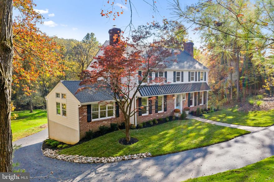 Unique opportunity to own this completely renovated and professionally designed elegant colonial home in Radnor Township.   Live in one of the most desirable Main Line neighborhoods on 1+ acres of gorgeous private landscaped grounds creating new wonderful family memories. A gracious foyer introduces the fine design that continues throughout this home with exceptional attention to detail.  This 5 bedroom, 3 ½ bath home is accentuated by a lovely open wood staircase. Rich hardwood floors, beautiful millwork & moldings, high end lighting, and 2 fireplaces add warmth and character. Entertain with ease in the spacious open design kitchen that boasts custom Omega cabinetry, Wolf cooktop & double oven, Miele steam oven, Sub-Zero refrigerator, 2 dishwashers and built in microwave.  This leads to an inviting family room with vaulted ceiling, Visual Comfort 2 Tier Chandelier, Regency direct-vent gas fireplace with marble surround and built in window seating with hidden access to cable equipment. Relax in your formal living room with wood burning fireplace and beautiful millwork.  Share meals in the formal dining room, with pocket French doors and built in closets hidden behind beautiful woodworking.  Completing the first floor is a large laundry room with storage, desk area and a guest powder room. Upstairs find your large primary suite with generous closet space and private, impeccably updated full bath using Glassos tile with custom hand-cut milk glass decorative insert and separate water closet. 3 additional spacious bedrooms with large fully outfitted closets and hall bath with separate shower and tub. A third floor, insulated finished space with egress window, accessible from one of the bedrooms has versatility for many uses and offers room for expansion. Enjoy recreational time in your generously sized, walk-out finished lower level with plenty of space, ample storage and high ceilings. This level also includes a 5th bedroom, mudroom, full bathroom and access to the 2-car garage.  This home has been elegantly rebuilt to current codes and energy efficient standards, using all high-end materials.  This is an exquisite home that also includes 2 zone Lenox Elite HVAC, Cat7 cable wiring, Chameleon Hide-A-Hose retractable hose system central vacuum, Alside Premium Maintenance Free Composite siding, Timberline roofing, landscaping and drainage systems, Duradeck Waterproof Deck System and Generac whole house generator with automatic transfer switch. Close proximity to shopping, major routes, public transportation and Philadelphia International Airport.