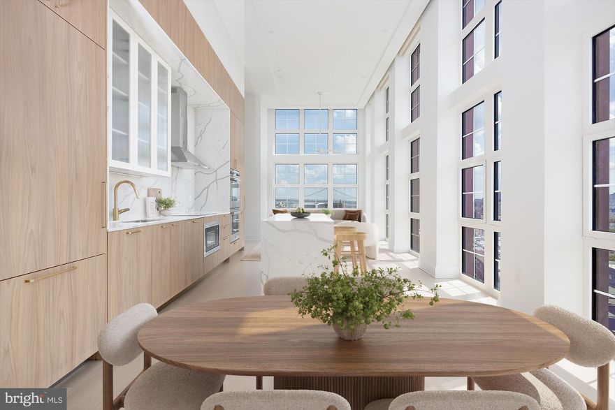 2 Bedroom, 2 bathroom Penthouse. Parking Included! The Premier Collection: a selection of newly built penthouse and bi-level townhomes at Piazza Alta, located in the heart of Northern Liberties, one of Philadelphia's most vibrant neighborhoods. These spacious residences feature sleek designs, high-end finishes, and open floor plans that blend luxury with convenience. Each penthouse was designed with majestic 13' ceilings, fluted glass white upper cabinets, pantry cabinet and best-of-the-best panel-ready appliances. Select penthouses include additional kitchen upgrades like multiple dishwashers and built-in double ovens with dual diagonal convection system. Close to Center City, you'll enjoy easy access to top dining, entertainment, and cultural hotspots, along with world-class amenities that elevate your living experience. It's the perfect balance of urban living, neighborhood charm, and exceptional convenience. Luxury lives here. Pricing and availability subject to change. Select photos are of model units. Select units published on Bright MLS are inclusive of current concessions.