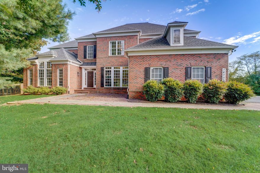 Stunning brick colonial on the most secluded, private lot in the neighborhood! Grand floor plan with 3 primary suites - one on each level. The main level features a gorgeous great room with 2 story ceiling and wall of windows adding tons of natural light, exquisite gourmet kitchen with breakfast nook and fireplace, and elegant formal dining room. The expansive main level primary suite boasts a tray ceiling, bay window and luxurious bathroom with intricate stone and tile detail. The upper level features a graceful cat walk overlooking the main level and 4 oversized bedrooms each with an en suite bath. There is substantial room for entertaining in the finished lower level with brand new carpet, 2 additional bedrooms and plenty of storage space. Roof less than 3 years old, main heat pump and back up furnace less than 5 years old. Schedule your showing of this magnificent home today!