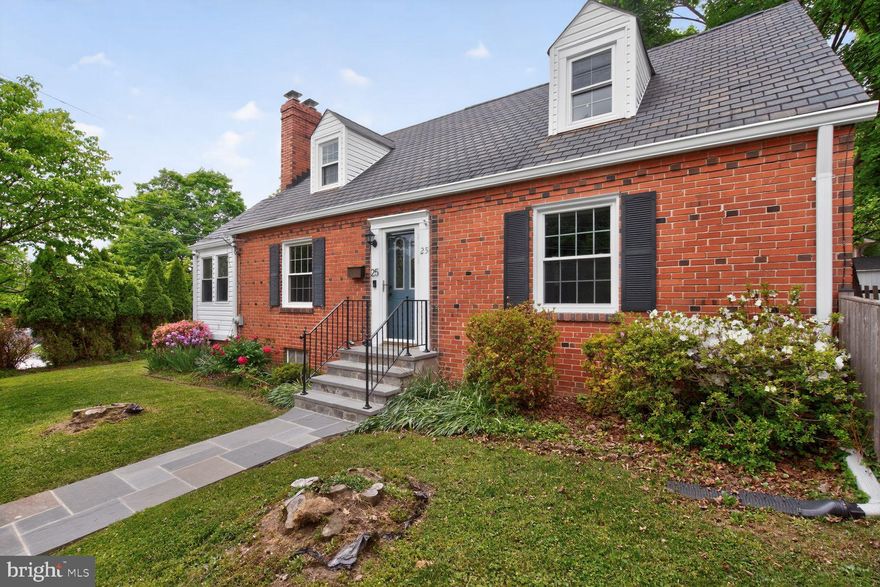 Welcome to 25 Williams Street—a classic brick Cape Cod reimagined for modern living in one of Rockville’s most dynamic and walkable neighborhoods. This 3-bedroom, 2-bath residence blends timeless character with thoughtful upgrades, offering a turnkey opportunity just moments from everything that makes urban-suburban living so desirable.

Positioned in the heart of the action, you’re just blocks from Rockville Metro Station, Rockville Town Center, and a vibrant mix of dining, shopping, and entertainment. Local favorites like Kusshi Sushi, Giuseppe’s Pizza Plus, Potbelly Sandwich Shop, and Starbucks are all within easy reach, along with everyday essentials at Trader Joe’s. Enjoy nearby recreation at Rockville Swim and Fitness Center and green space just one block away at Welsh Park. Cultural and fitness amenities—including VisArts and Gold’s Gym—complete the lifestyle package.

Inside, the home has been extensively updated to deliver comfort, efficiency, and style. Highlights include upgraded LED lighting, new custom interior doors and hardware, and a fully renovated primary bath. The kitchen has been refreshed with painted cabinetry, a tile backsplash, and durable porcelain flooring, while the living space is anchored by a striking stone-clad fireplace.

Major system improvements provide peace of mind, including a high-efficiency hybrid HVAC system, full window replacement, and added insulation, . The partially finished lower level offers flexible living space with new flooring, drywall, and layout enhancements.

Exterior upgrades elevate curb appeal and usability, featuring extensive landscaping, flagstone walkways and stairs, updated retaining walls, new gutters, fencing, and a storage shed.

With close proximity to I-270 and I-495, plus walkable access to schools and transit, this home delivers the perfect balance of neighborhood charm and connected convenience.