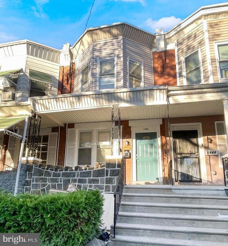 Carroll Park 2 story, 3 bed 2 and ½ baths on a huge lot, 15 X 93 feet.  Front porch and rear porch and full basement. The kitchen is designed to accommodate two cooks comfortably. It includes self-closing Shaker cabinets topped with quartz countertops and a subway tile backsplash. Stainless steel appliances are also included to complete the modern look.  Interior Features:  The first-floor laundry room, Engineered vinyl floors are installed throughout the main living areas, while the bathrooms feature Carrera porcelain on the floors and walls