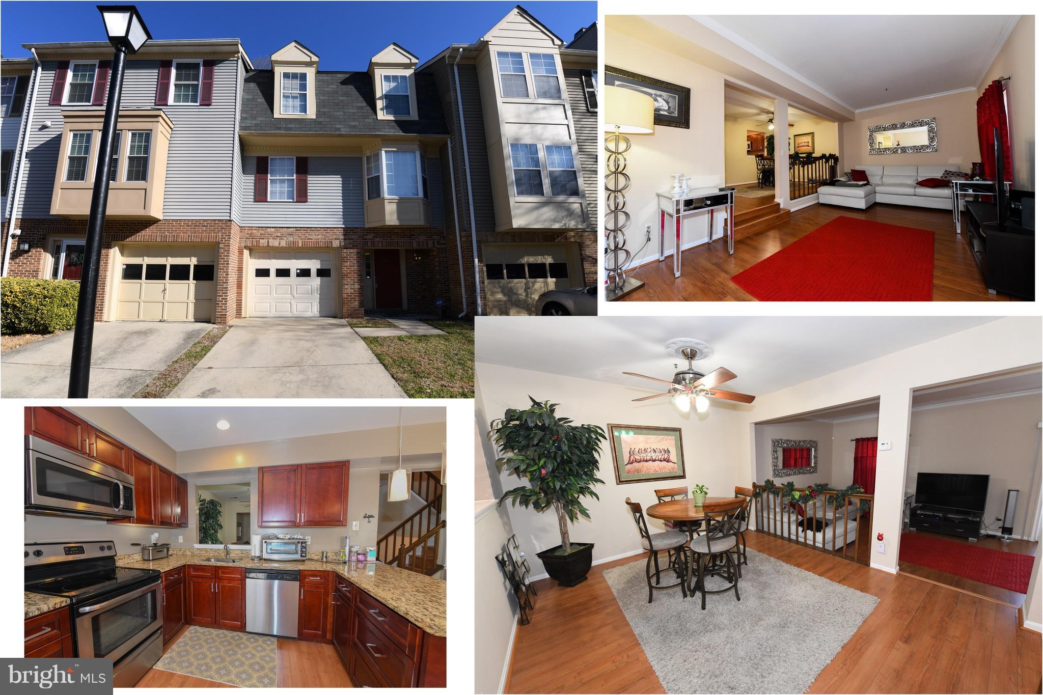 Welcome to this beautiful, fully remodeled "Villages of Marlboro" tower home. As you get into this home you will be welcomed by a wide and bright foyer with a large coat closet and ceramic tile floor. The entry level also features a charming family room with wall-to-wall carpeting, wood burning fireplace and walkout to the backyard.
The main level features hardwood floor, a spacious living room with crown molding, dining room with a chandelier and chair and crown molding, a remodeled powder room. Enjoy large country eat-in kitchen with granite countertops , stainless steel appliances and a pantry.
The charming third level features three beautiful bedrooms, including the master suite. Master suite includes an attached remodeled full bath, hardwood floor and a double closet. A full hall bath, laundry closet and two additional bedrooms with hardwood floor.
Community features nice common areas and tot-lot.
Welcome home. Fireplace in not operating and can't be used.