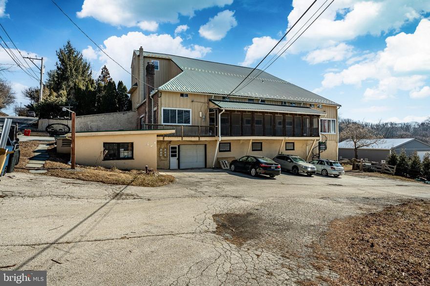 Westtown Twp Circa 1818 converted barn located on a former horse property ("Oakbourne Farm") approximately 1300 sq feet for this apartment. Entrance from Oakbourne rd unit 1 has 2 parking spaces closest to the wall. Digital lock entry so no keys to worry about. Lg LR (22 X11.5 with active brick wall fireplace with an electric insert. Dining room area (14 x 11). Lr and DR are hardwood plank floors. Very large galley kitchen (18 x 6.3) granite counters, steel appliances, Elec range, d/w, lg storage closet, deep farm sink. Bright breakfast-room /morning room (13.10 x13.7) sliders to huge rear deck (30 x 14.10) overlooking a concrete inground pool (tenants may use at their own expense & maintenance) pool is fenced in as well as the fenced in rear yard. Engineer floors throughout except Lr and Dr. Basement access to side by side laundry, free of charge.  Stairs to a bright and open loft. 1st bedroom or den is (15 x 12.7) engineer floors, closet. 2nd bedroom (13.4 x12.6) c/f, 3rd bedroom (13.10 x 12.6) c/f. Both full bathrooms (13 x 5.9) and (7.8 x 5.9). All bedrooms have engineer flooring. NO CARPET in this rental. This is the largest rental unit on this property Great rental for those with dogs as fenced in side yard. All pets are determined on case-Brand new recessed lighting t/o, some newer flooring and painting as well. Owner pays water, sewer, trash/recycling. Schools: Rustin HS, Stetson Middle, Westtown-Thornbury Come and enjoy what this unique rental property offers. Rustic setting yet modernized. Daddy access to all major roads, shopping, and Downtown West Chester.