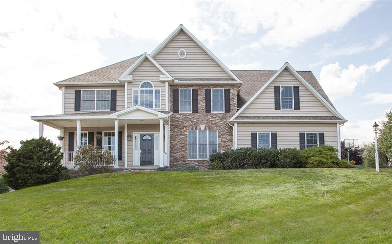 Highly sought after wooded enclave of Custom Estates in Hampden Twp. Award Winning CV Schools. Gorgeous .69 Acre Park like setting. Cherry Kitchen w/Granite, island, Stainless steel appliances, tile bkspl, walk-in pantry. Opulent Master suite features separate vanities w/make up area, tile, Jacuzzi & colossal walk-in closet. Hardwood flrs, trey ceiling, French drs, custom trim. Walkout lower level w/open rec room & bath. Gas Heat, Low Taxes.