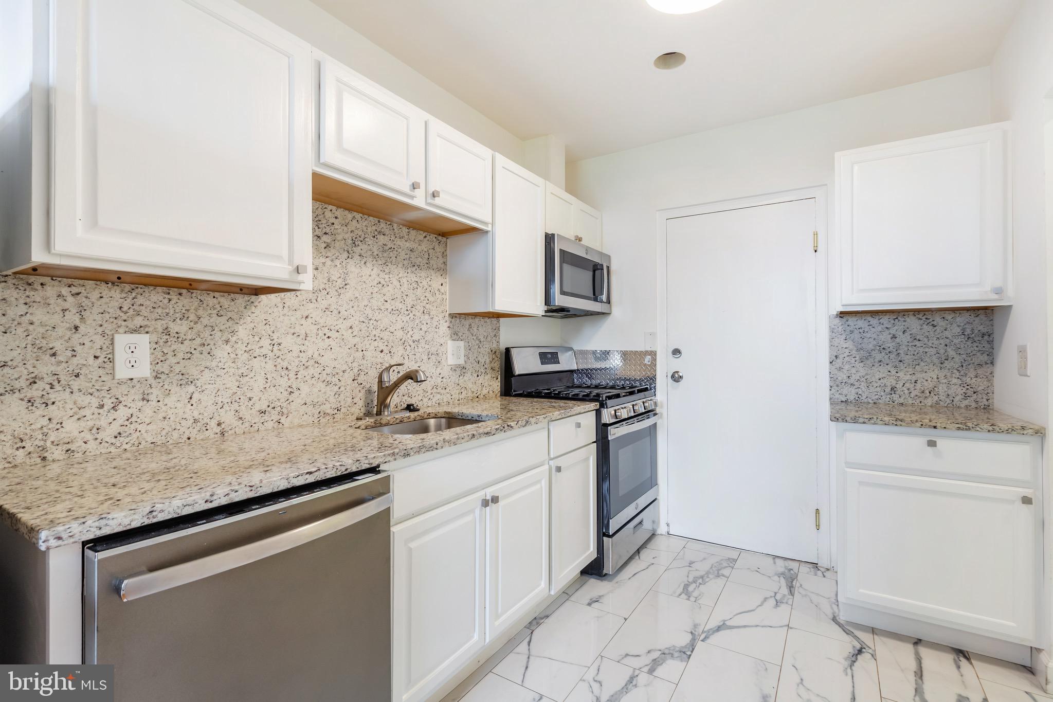 Welcome to your rental home! This turnkey gem offers the perfect blend of comfort, style, and convenience.
Step into a beautifully renovated space boasting exquisite tiling throughout, complemented by sleek stainless steel appliances and luxurious granite countertops in the kitchen. This unit has 2 generously sized bedrooms, providing ample space for relaxation or work-from-home needs.
Natural sunlight floods the generously sized bedrooms, adorned with elegant wood floors, creating a warm and inviting atmosphere. Enjoy your meals in a cozy dining area conveniently situated next to the sliding door, which leads out to your own private fenced-in walkout area.
Forget about utility bills stress - gas and electricity are included in your rent, allowing for worry-free living. Located just minutes away from Prince George's County Mall, you'll have easy access to shopping, dining, and entertainment options. Plus, with the nearest metro station less than a mile away, commuting becomes a breeze.
Don't miss out on this fantastic opportunity to call this charming rental home yours. Schedule a viewing today and experience upscale living at its finest!
