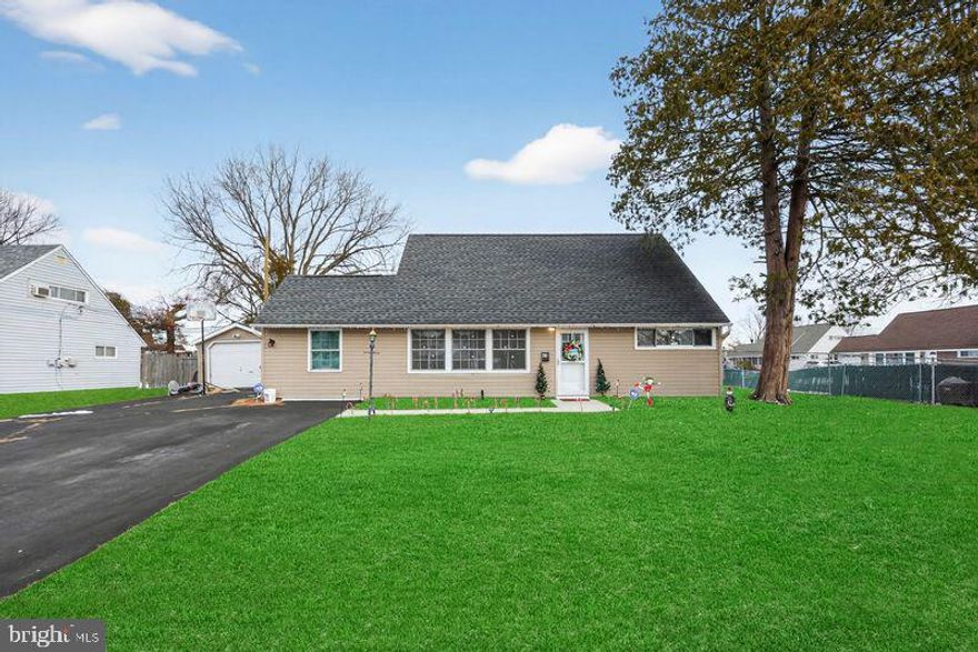 Welcome to 45 Indian Creek Entry!  Beautiful Fully Renovated Cape Cod.  This 4 bedroom 2 full bathroom single was completely remodeled top to bottom, inside and out just a little over 2 years ago.   Modern luxury vinyl plank flooring throughout entire open concept living area with gourmet kitchen which includes beautiful white cabinets, stainless steel appliances, granite countertops with large island and modern tile back splash.  Each floor contains 2 bedrooms and an updated full bathroom, both with full tile showers.   Property also contains all newer siding, roof and HVAC systems - all installed in 2023.  Detached one-car garage and large shed.  Plenty of off street parking on large asphalt driveway which can fit up to 6 cars.  Property also contains a large fenced backyard.  Minutes from I-95 and PA Turnpike for an easy commute to Center City Philadelphia, Princeton/Trenton NJ & NYC.  This home is a turn key gem.  Unpack your bags and relax.