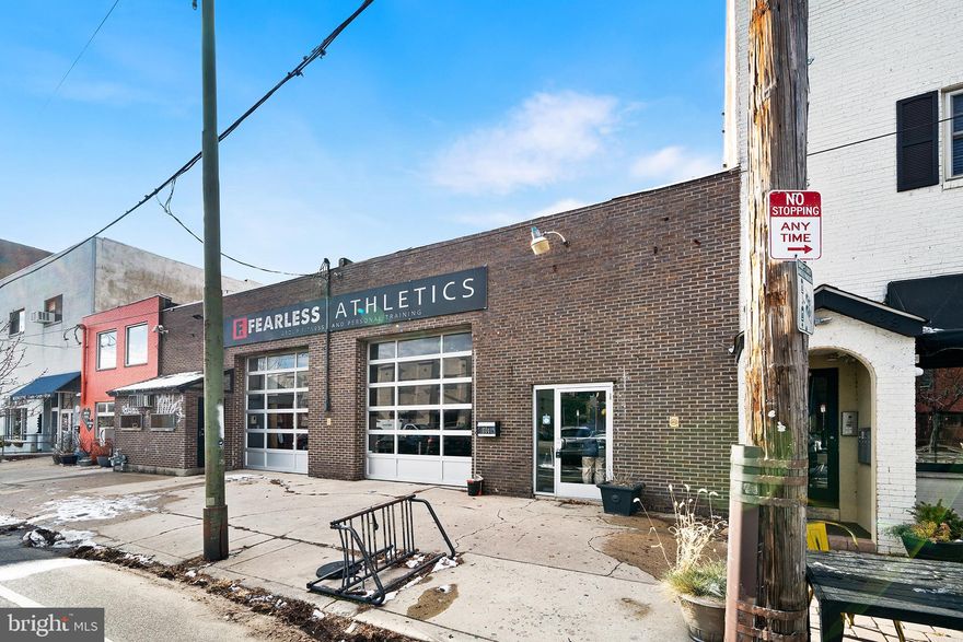 Prime street-to-street Bella Vista Warehouse estimated at 4620 sqft +/-. It consists of open warehouse space, a bathroom, and storage; the warehouse could be subdivided, allowing the new owner to have two separate units. There are two 12ft high garage doors with 17+/- ceiling height. There are two full baths and one-half bath. The warehouse presents a unique opportunity for a commercial end-user, 3-6 unit residential development, or 10 apartments. The lot size has a generous envelope of 52.50 x 88,  is zoned  RM1, and previously functioned as a beer distributor and a gym. Fantastic views from the roof. This property is also available for lease, see MLS #PAPH2433150. This rare opportunity is a must-see!