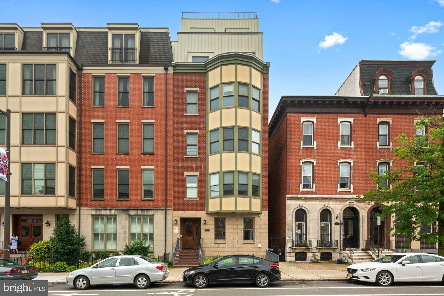 *Flexible lease terms available*
This luxury condo is an entire floor of a newly built brownstone (2017). The custom building only has 4 condo's with a real estate firm on the main floor. Elevators open right into the condo through your own custom fob that allows for private access.
The master suite is off to the left and is large enough to fit a California king bed, nightstands, large couch and dresser. There are two very large closets (one walk in). There is an en-suite bathroom that has a waterfall shower and tub with dual vanity sink.
As you walk down the long hallway, there is a guest bedroom with en-suite bathroom. In the hallway, there is a nook/bump-out that can handle a bench or even a desk/chair set up with a ton of natural light.
The custom kitchen comes with a garbage disposal, dishwasher, wine cooler, and high-end appliances and significant kitchen island/counter area space. There is a wet bar area that has a sink and place to store all of your glassware.
The open floor plan allows for a dinning table and a place to put a sectional couch and side chairs. Additionally, there is a fireplace and built in bookshelves.
Large floor/ceiling glass doors, open up to a balcony that gives you views of the Philadelphia skyline. A great area to sit and read a book or eat a nice meal.
The elevator goes to the basement which has a cage to store extra items and 1 parking spot for your utilization.
Owner pays for condo fees, water, taxes, insurance (not renters but homeowners) and city trash fees.
Renter pays all utilities: Gas, Electric, Cable/Wifi
1 month security deposit which is collected upon lease signing. Last and first month rent collected upon move in.