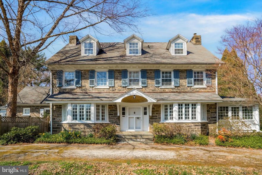 Welcome to the epitome of luxury living in the heart of prestigious Wynnewood! This stunning center-hall colonial home, boasting 5 bedrooms and 2.5 baths, is a true gem nestled on a spacious corner lot.

Step inside and be captivated by the timeless elegance of the first floor featuring gleaming hardwood floors, a cozy fireplace perfect for chilly Philadelphia evenings, and an eat-in kitchen with modern updates, ideal for culinary enthusiasts. Entertain with style in the gracious living and dining rooms, or bask in the natural light pouring into the expansive sunroom, creating the perfect oasis for relaxation.

Ascend to the second floor where you'll find three generously sized bedrooms and a full bath, providing ample space for family and guests.   There is an additional room that can be used as an office, an additional bedroom, or can be converted into a primary bathroom.

Venture up to the third-floor retreat, offering two additional bedrooms and another full bath, providing versatility for an office, gym, or guest quarters.

Outside, enjoy the convenience of a detached garage with a circular driveway, ensuring effortless parking for you and your guests. With a basement offering extra storage space, this home combines luxury with practicality.

Located in highly sought-after Wynnewood, indulge in the convenience of walking to nearby high schools, shopping destinations, and religious institutions. Embrace the quintessential Philadelphia lifestyle with easy access to cultural attractions, renowned dining, and vibrant nightlife.

Don't miss your opportunity to own this exquisite residence in one of Philadelphia's most coveted suburban neighborhoods.